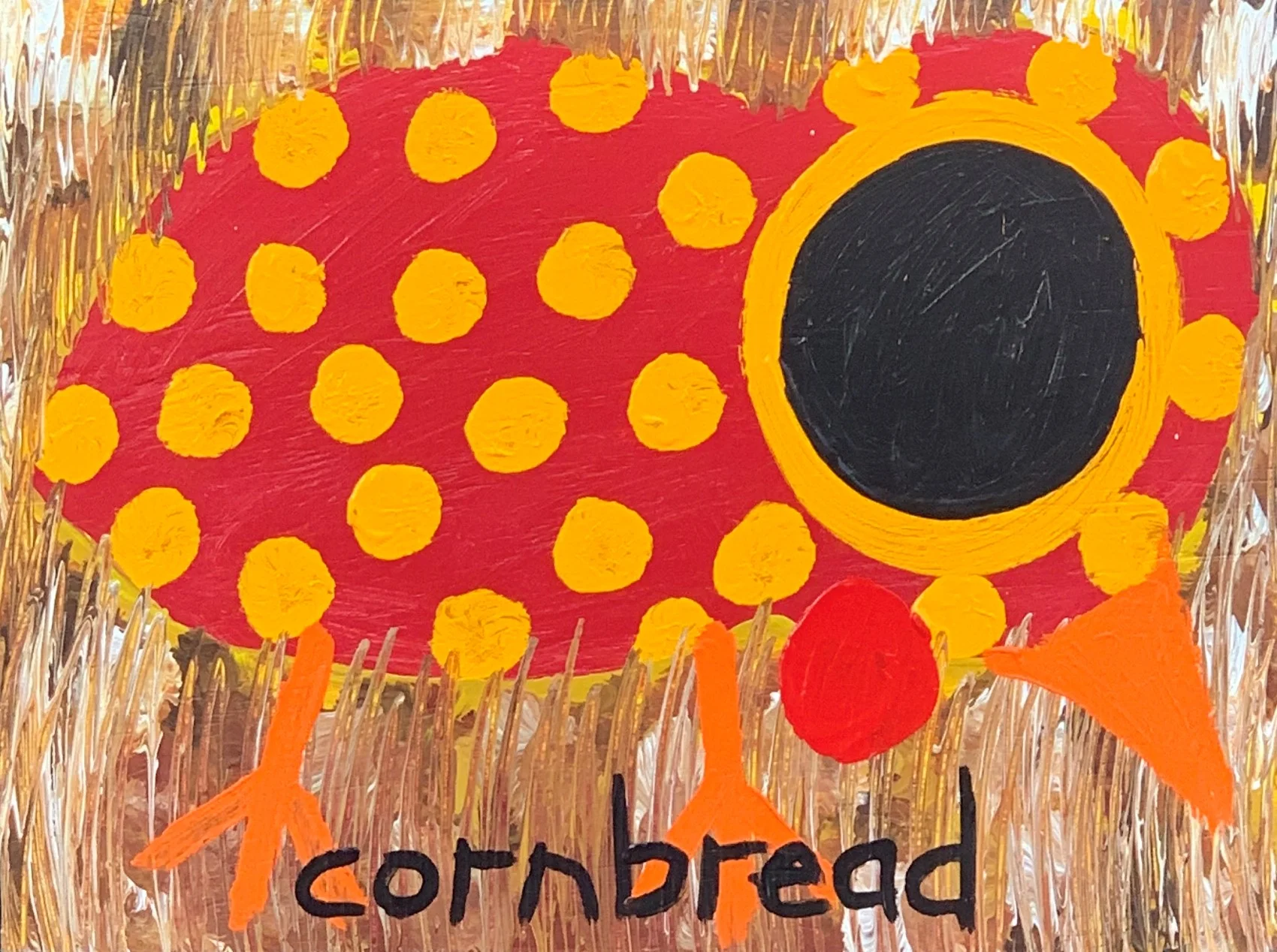 Red and Yellow Chick 12x16