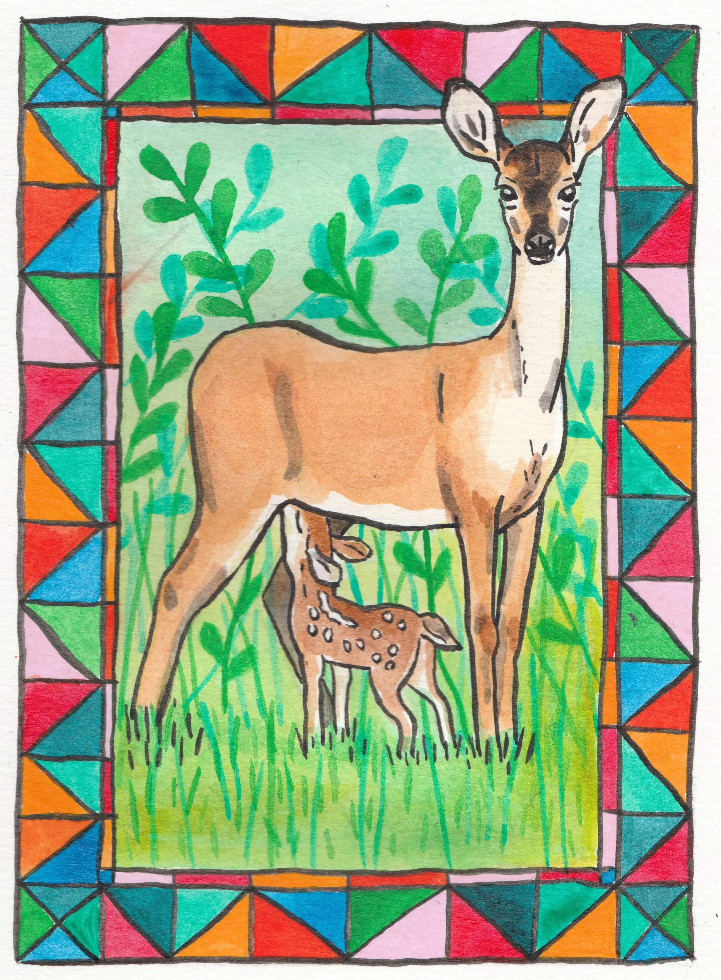 Doe and Fawn