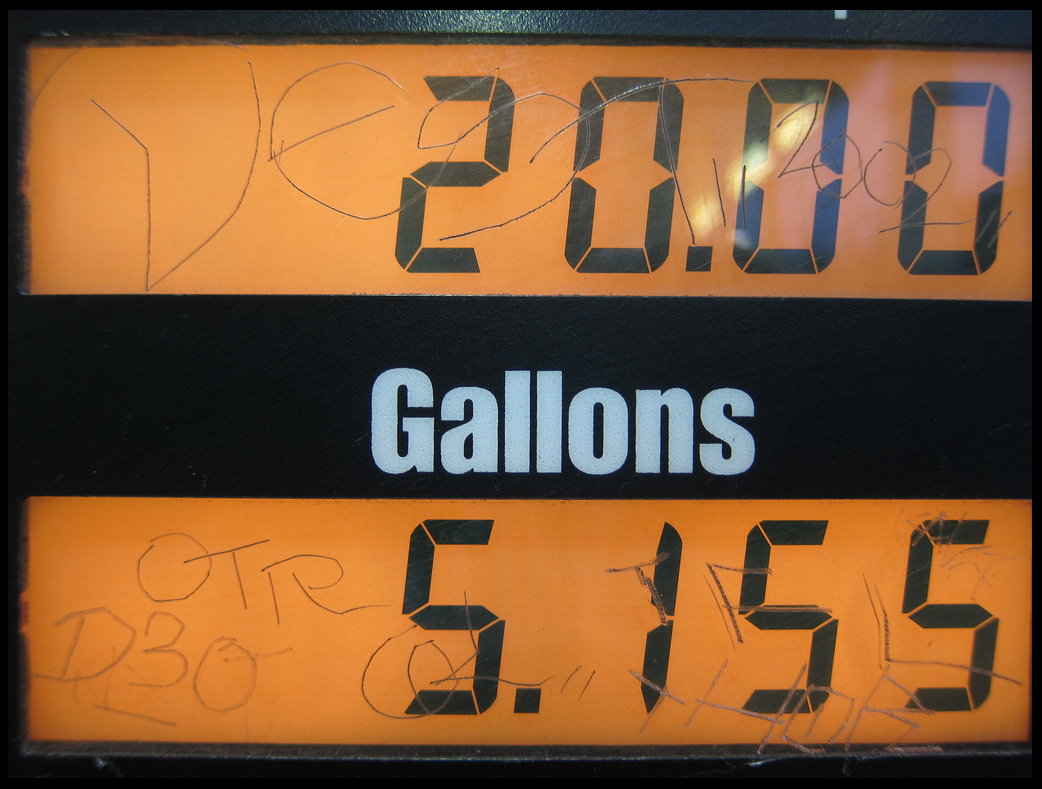 Look familiar? Vandalism carving and UV fading, cracking, and discoloration can be seen on fuel dispensers in almost any gas station.