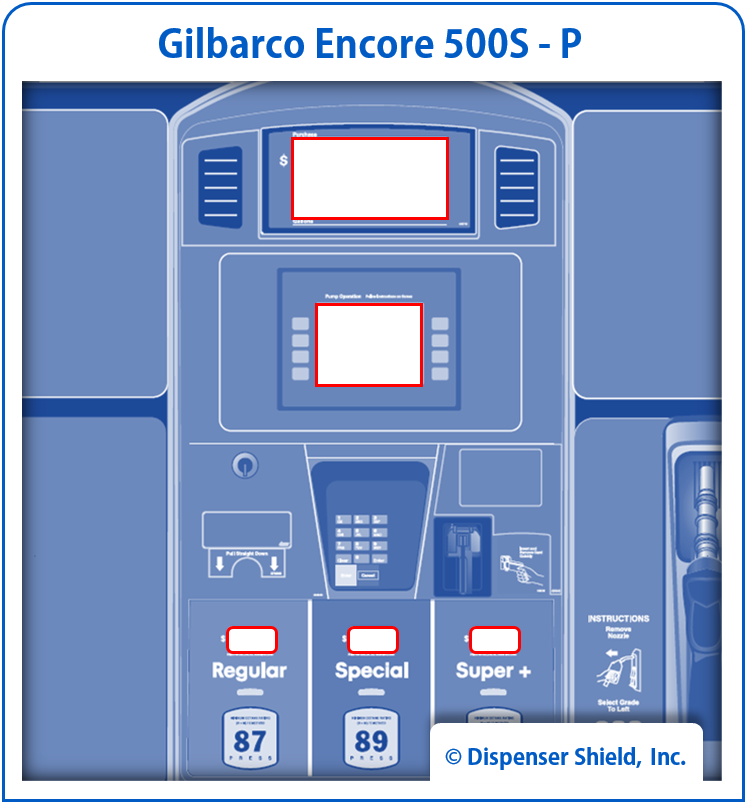 Gilbarco Encore 500S (P) w/Privacy Keypad