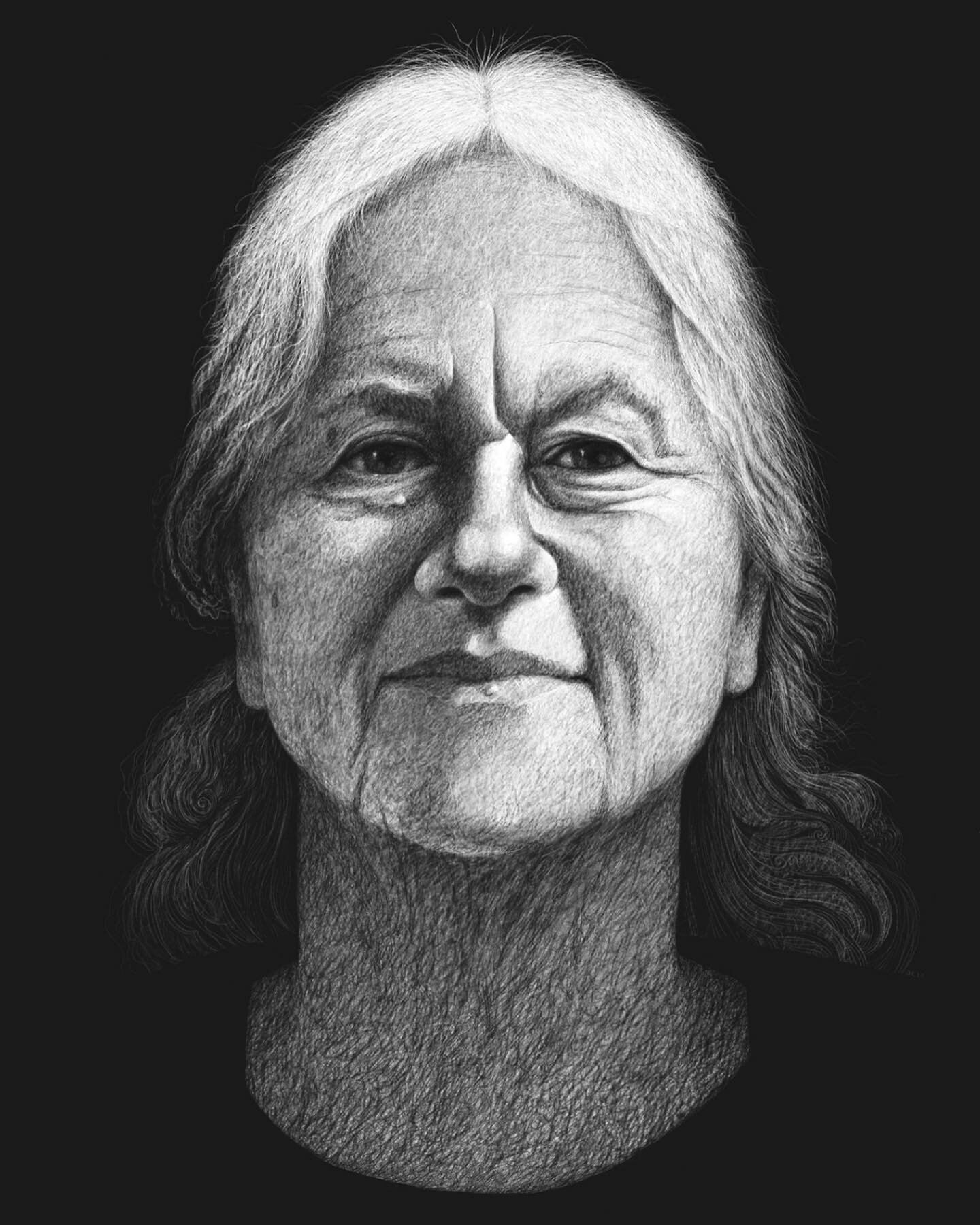 /
I always received
kindness and support from her,
my sweet aunt, Carol.
/
#dk_drawing_series 
#dk_portrait_series 
/
#aunt #drawing #portrait #79years #restinpeace #haiku