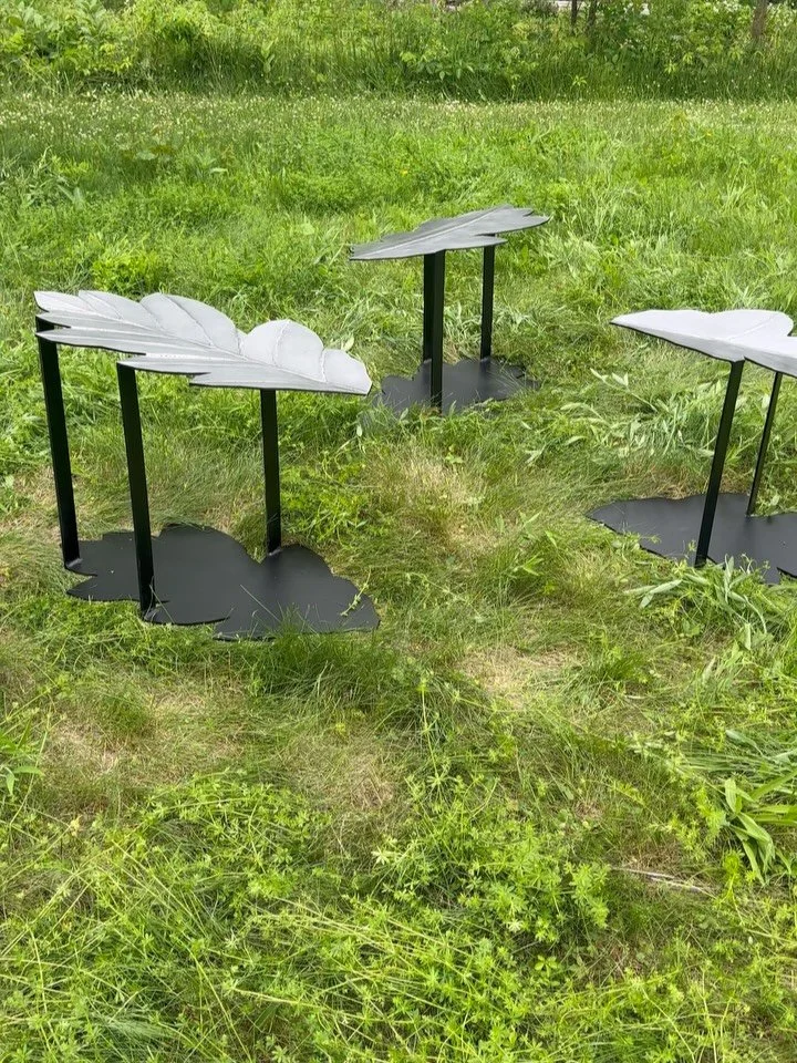/
Walking while thinking:
I like leaves more than flowers,
At least on this day.
/
I am excited to announce that my sculpture &ldquo;Falling Leaves&rdquo; is on view through November 2026 at @benningtonmuseum in Vermont as part of the &ldquo;North Be
