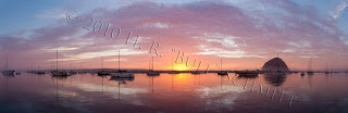 Sunset. 7 shot stitched pano.