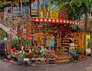 ​Composite HDR pano of a "vintage" shop in Harajaku, Tokyo