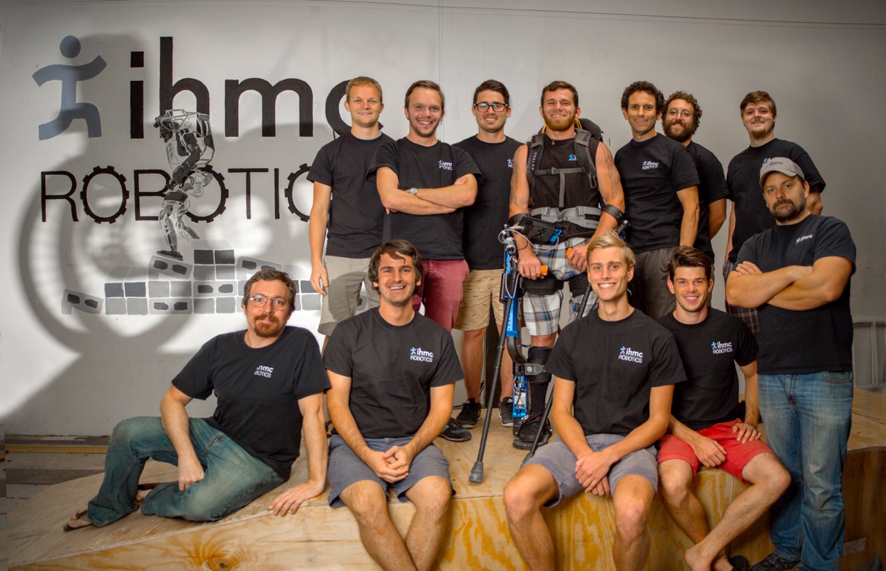 2016 IHMC Cybathlon Team (Top row, left to right) Jesper Smith, Olger Siebinga, Tyson Cobb, Mark Daniel, Peter Neuhaus, Travis Craig, Jeremy Gines (Bottom tow) Jason Conrad, Robert Griffin, Koen Kramer, Nick van Dijk, Billy Howell 