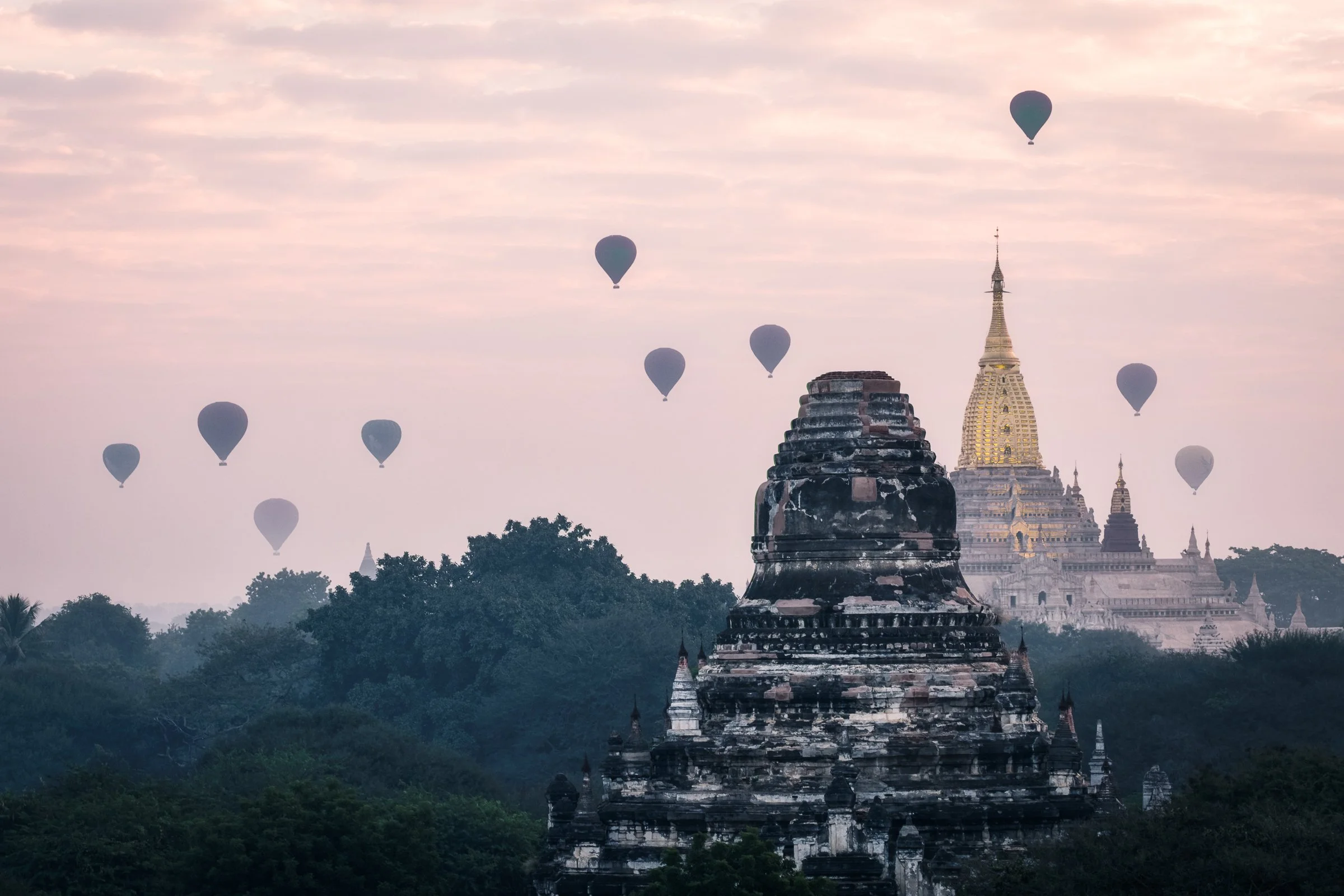 Balloons Over Buddhas
