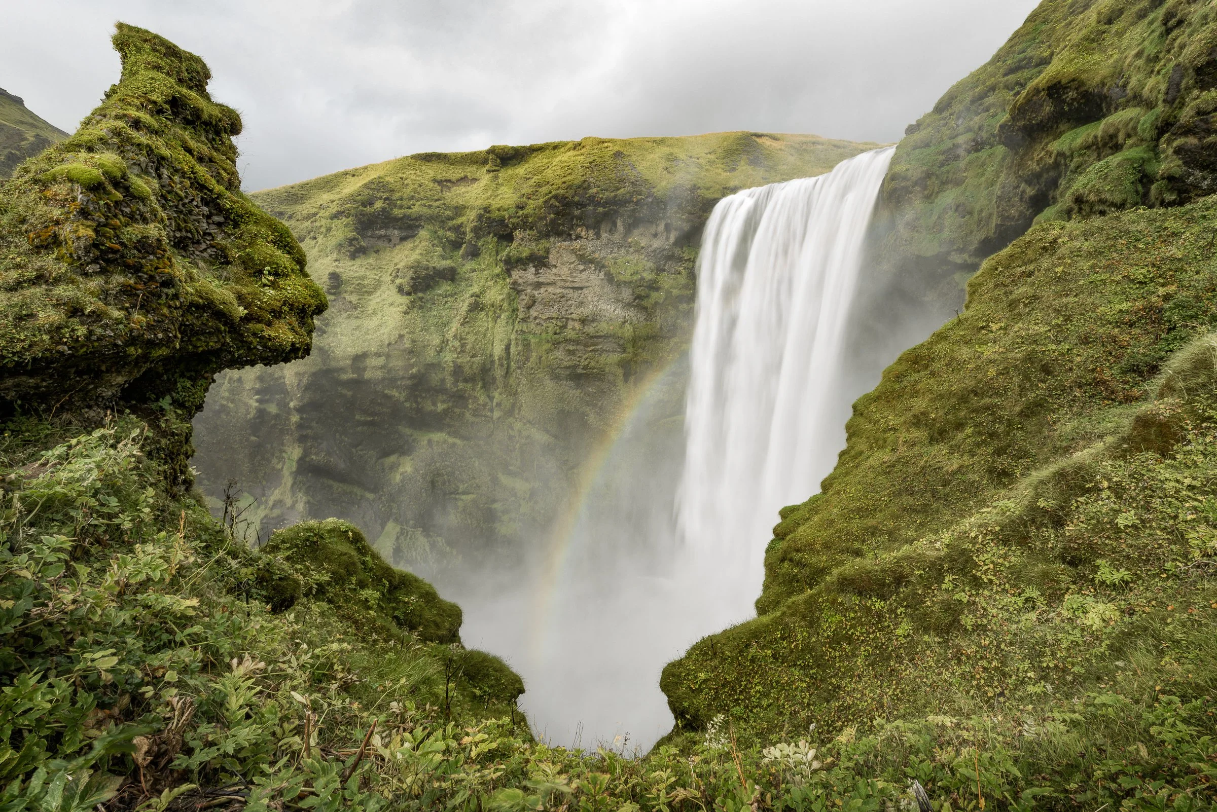 The Troll at Skógafoss
