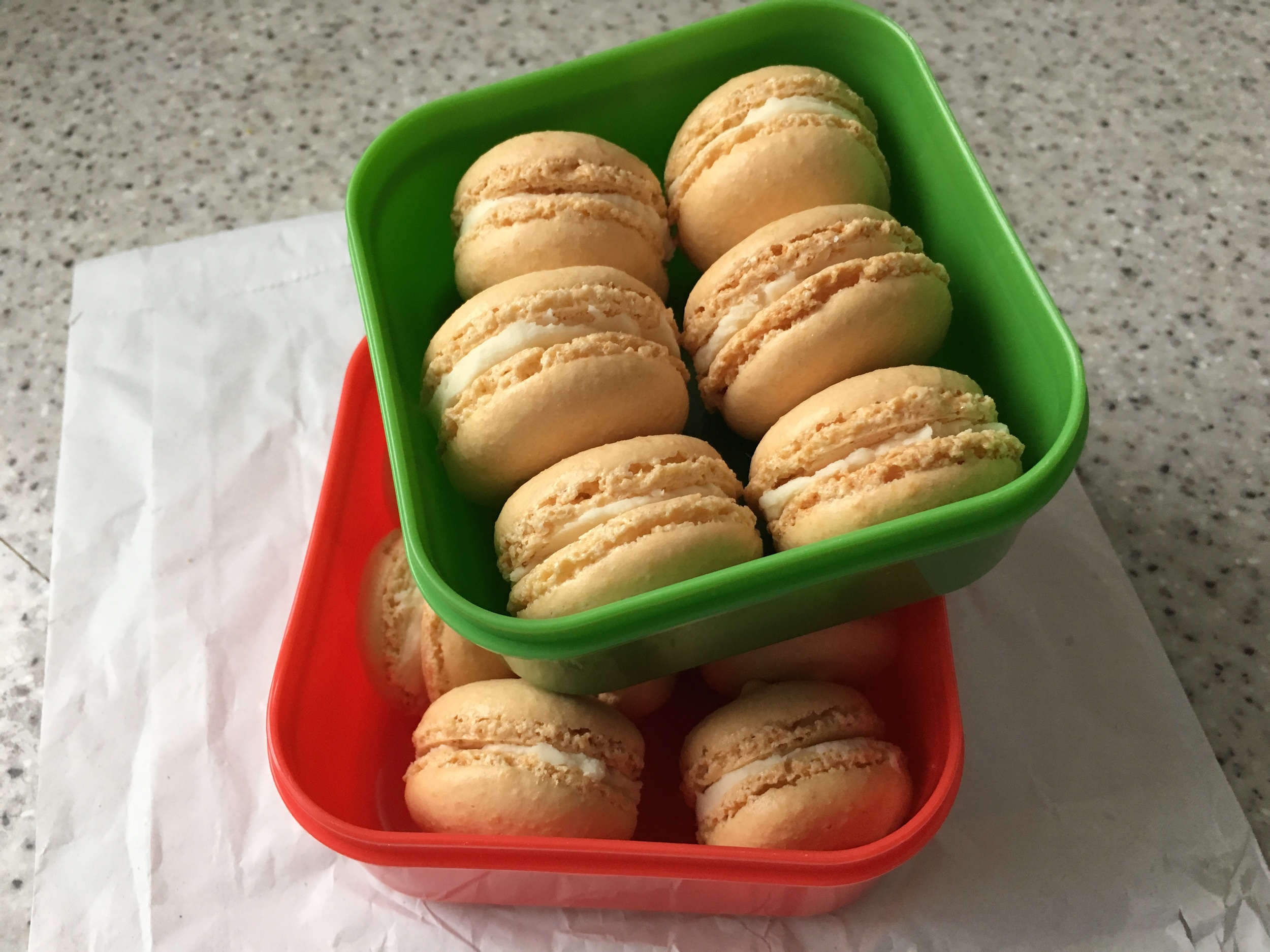 Vanilla macarons