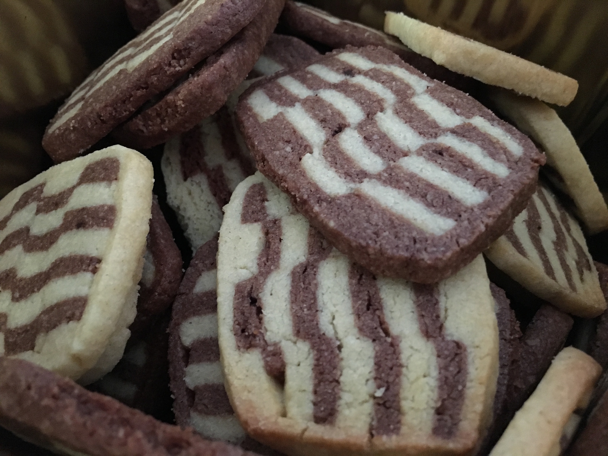Checkerboard biscuits