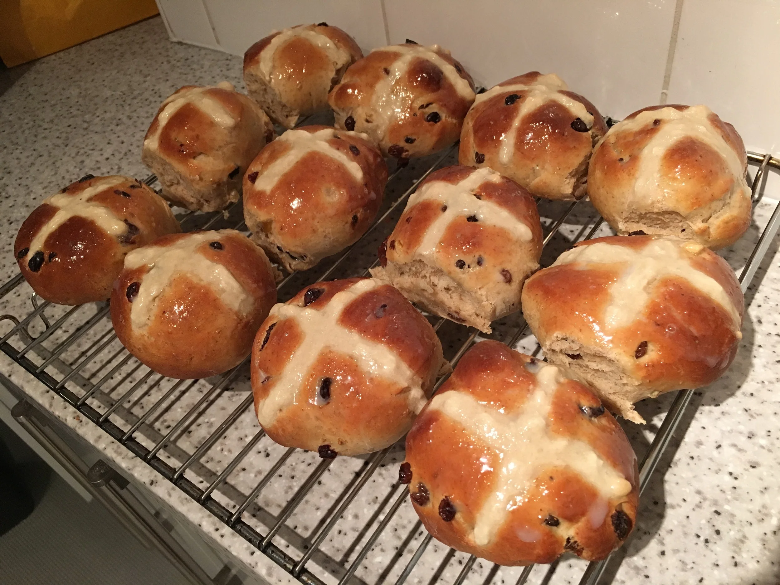 Hot cross buns
