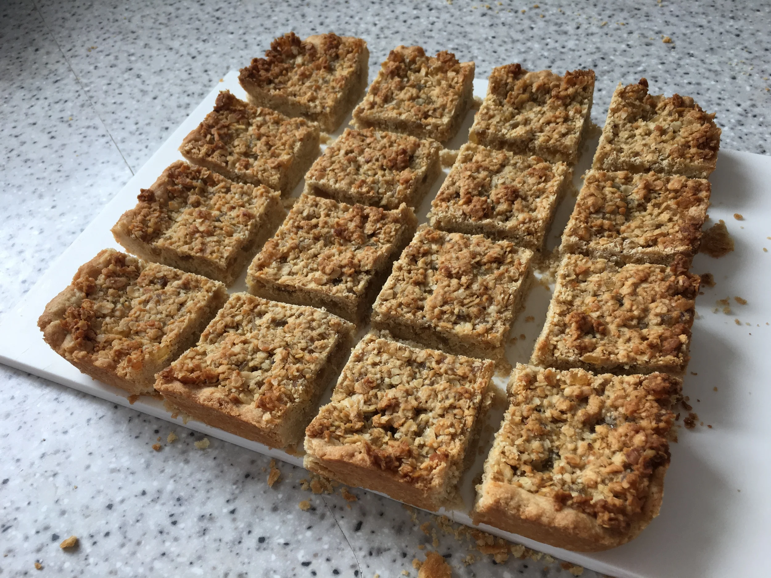 Ginger oat squares
