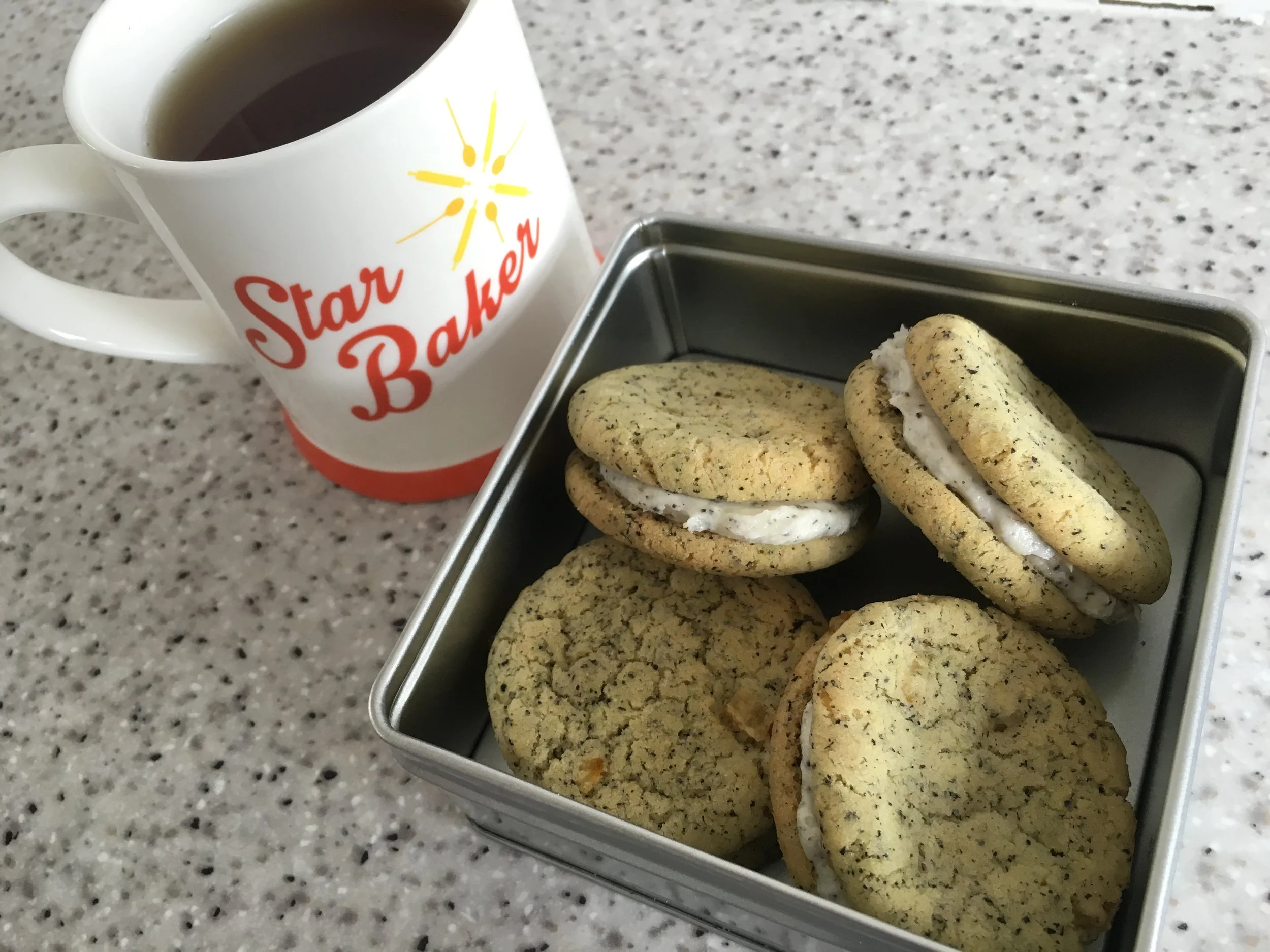 Lady Grey sandwich cookies