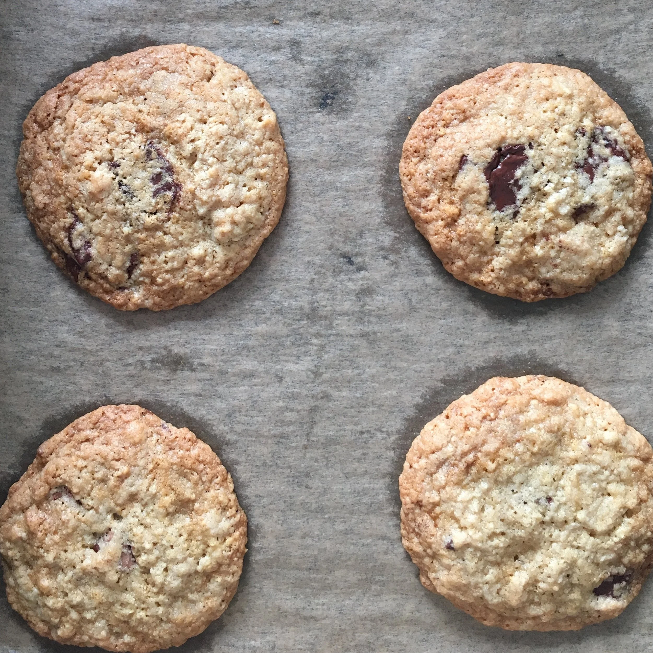 Chocolate chunk cookies