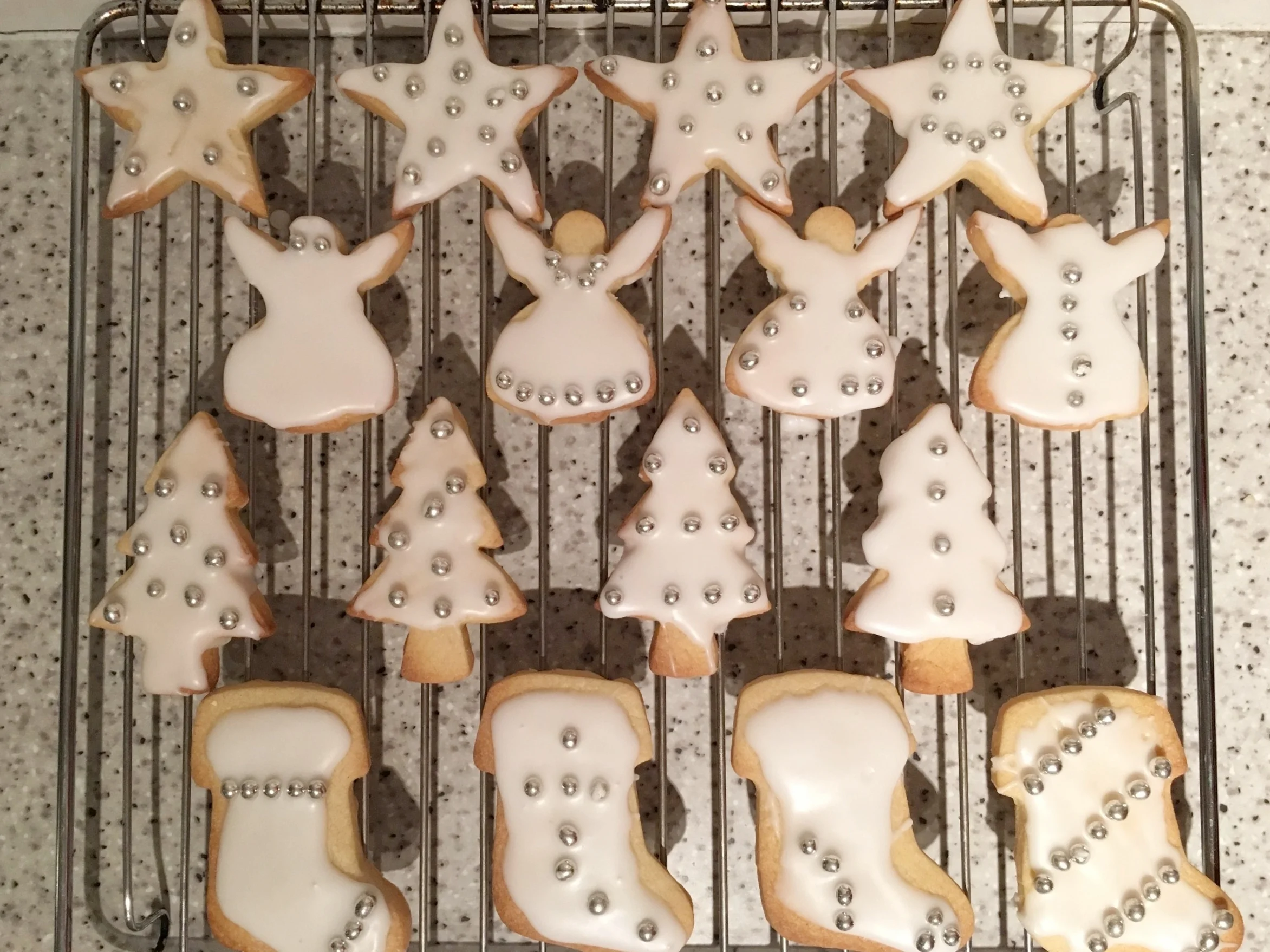Christmas vanilla biscuits