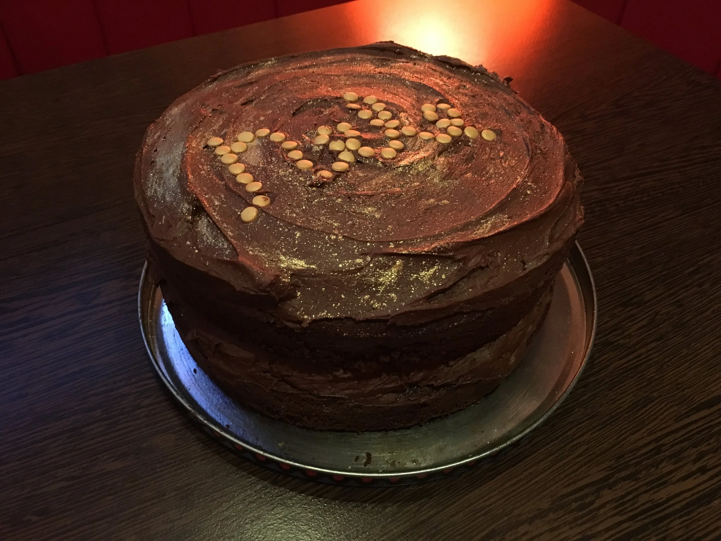Chocolate birthday cake