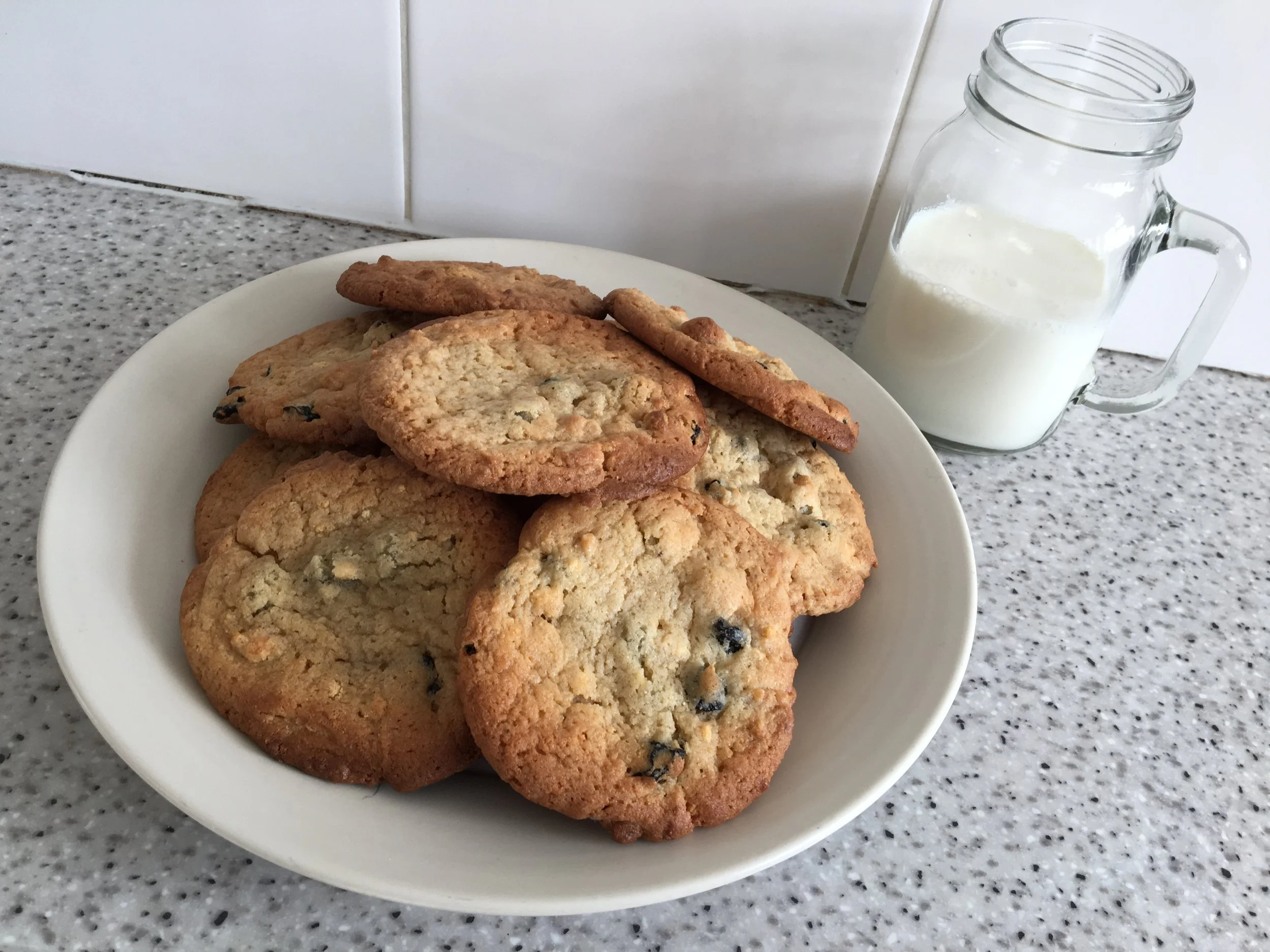 Blueberries and cream cookies