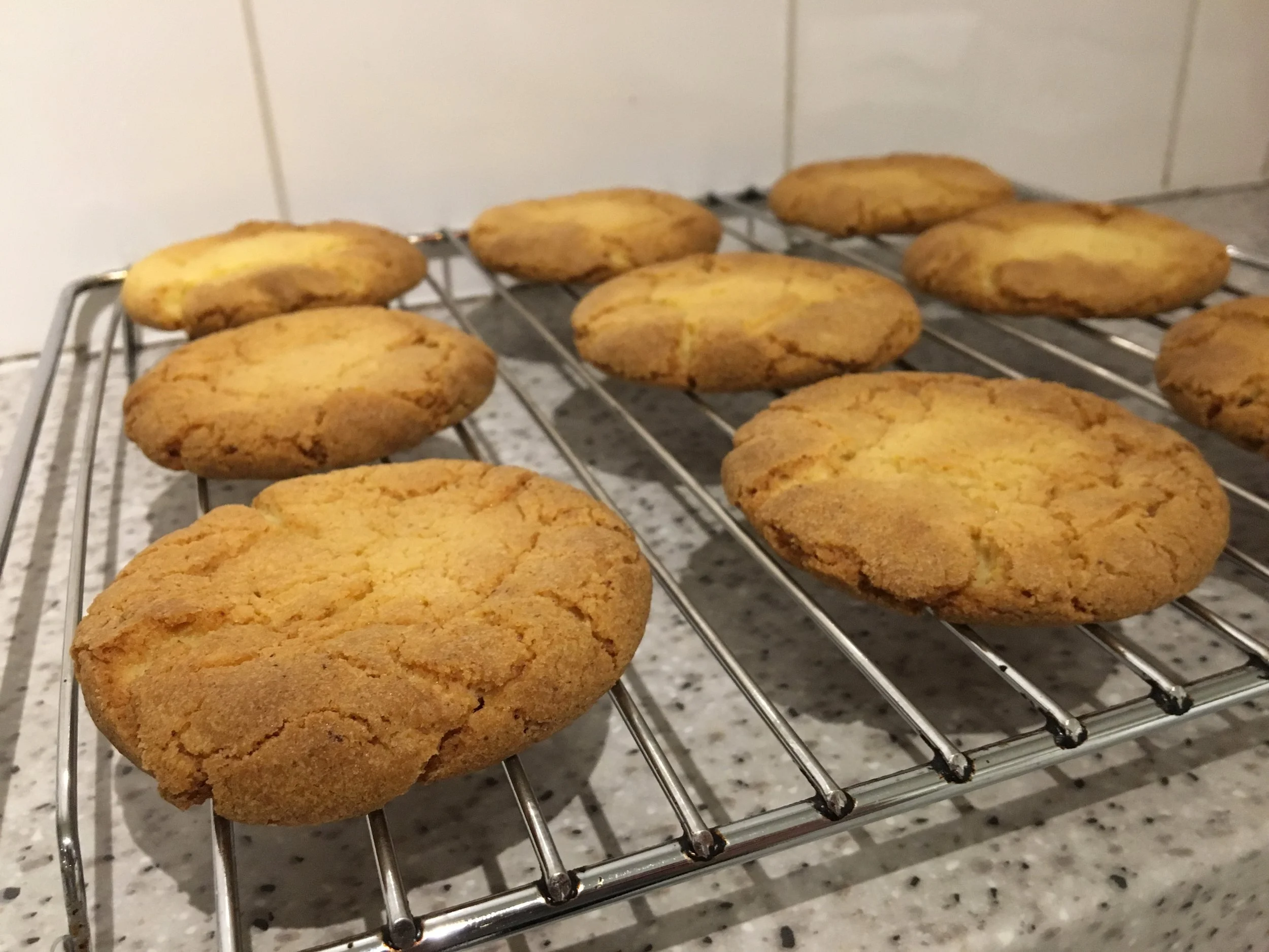 Sweet corn cookies