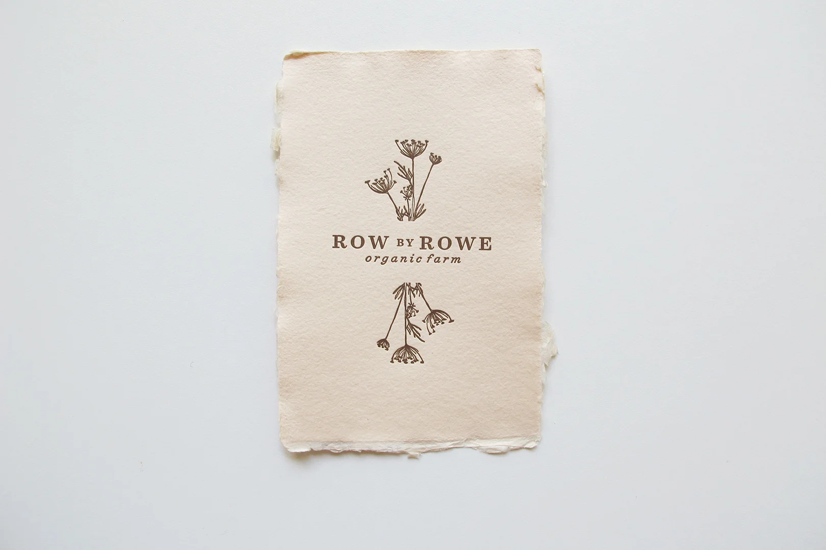Branding & Print Collateral: Row by Rowe Farm