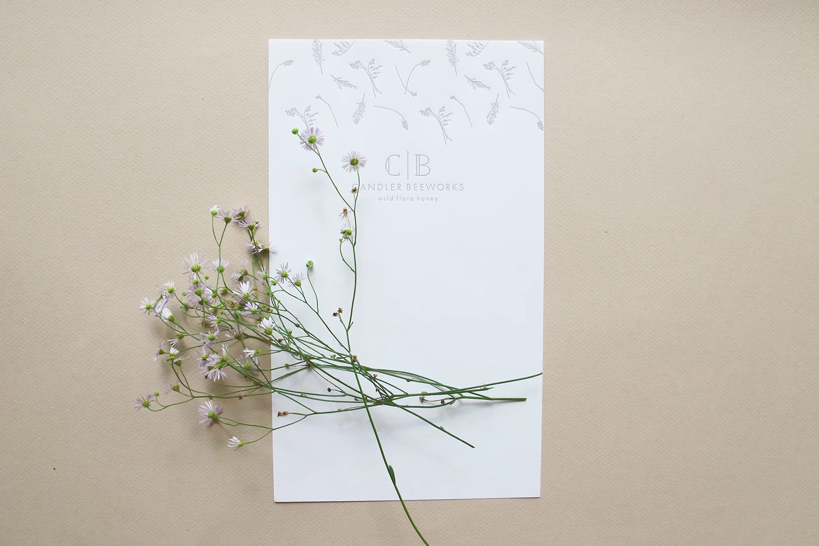 Branding & Letterpress Collateral: Candler Beeworks