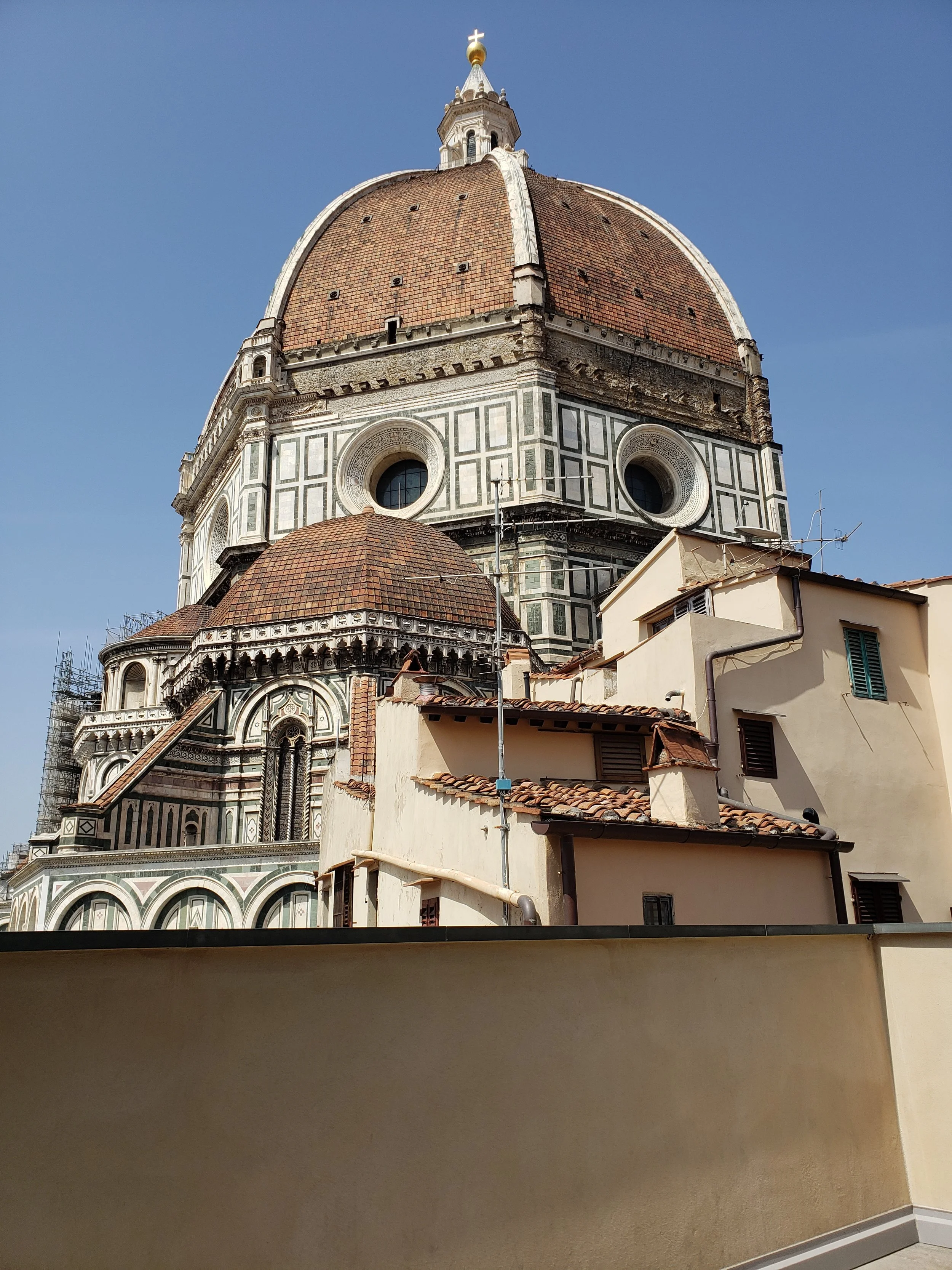 View of Brunelleschi’s dome from the Museo dell’Opera del Duomo