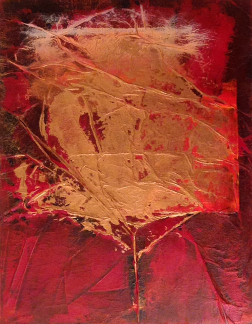 Golden Tree (14 x 18" on canvas)