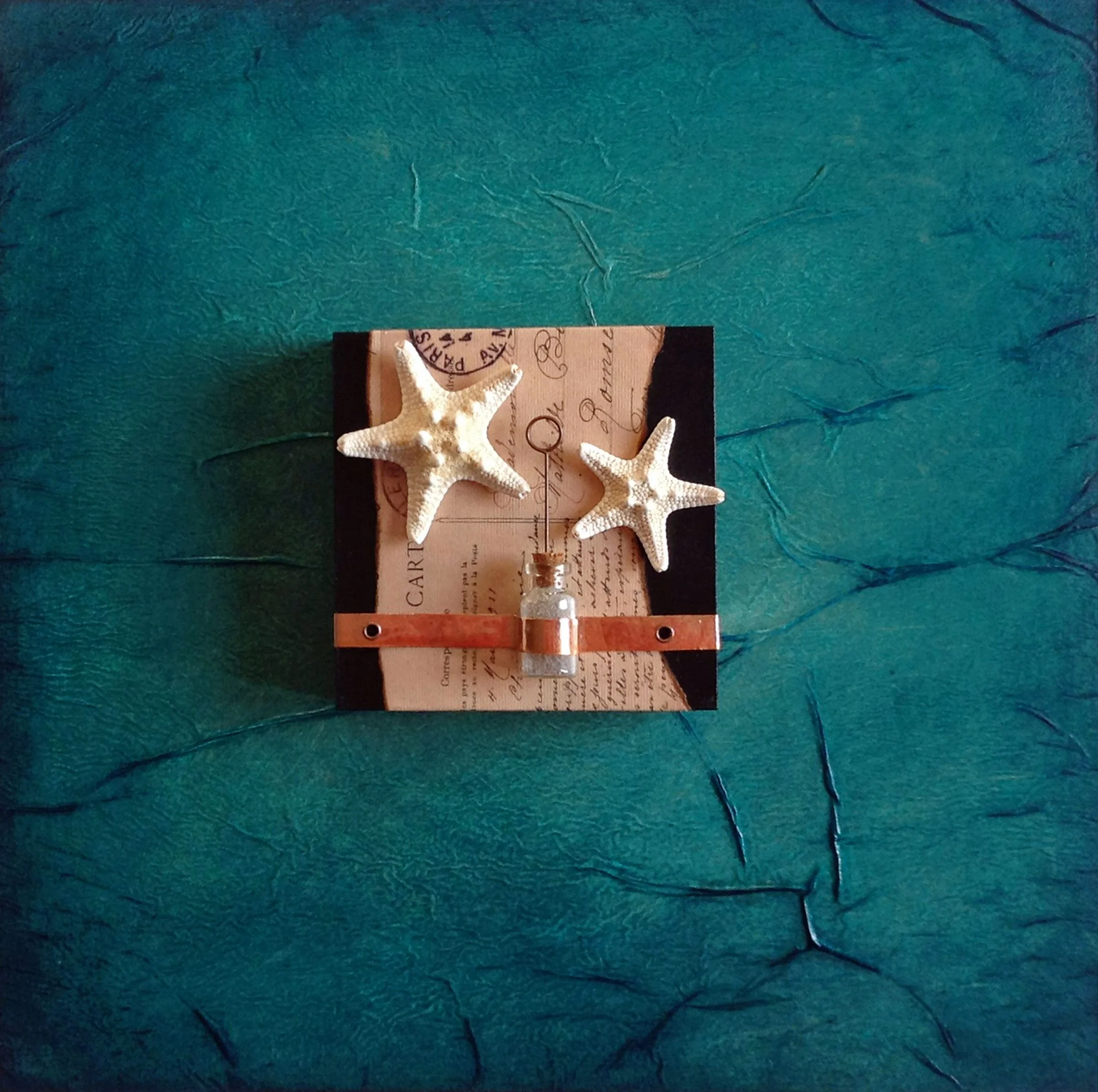 Missing You (12" square on wood)
