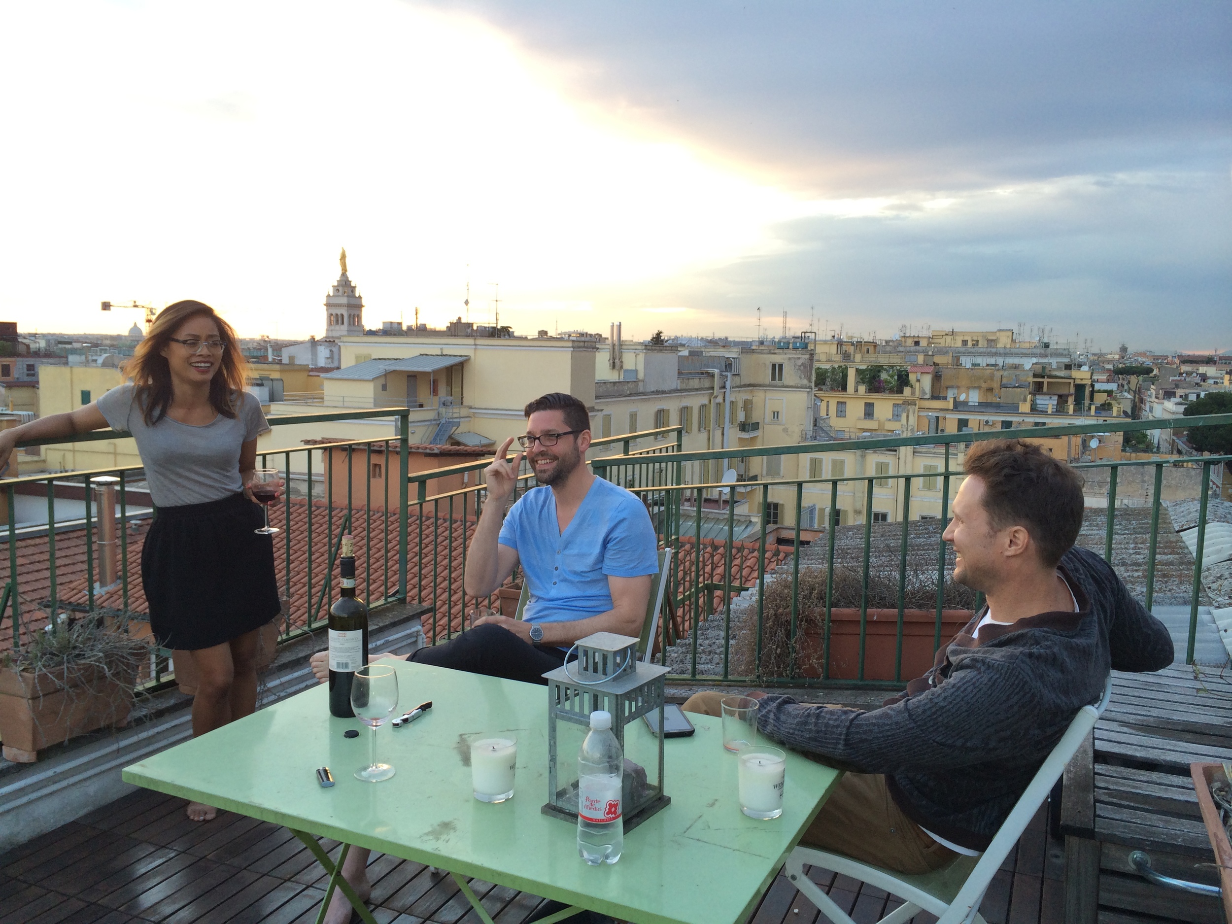 Rooftop decks...