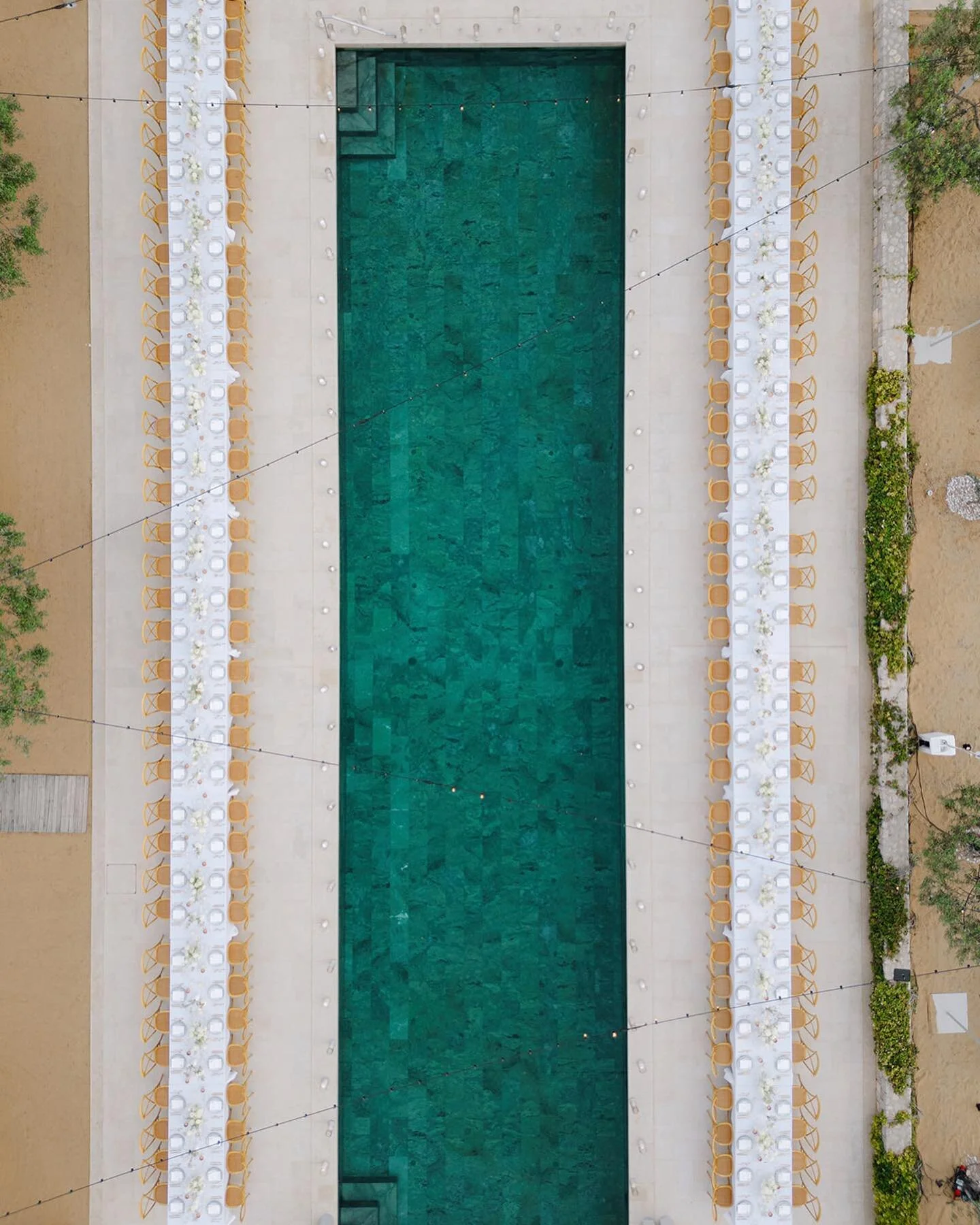 Very few missed the invitation of a lifetime - a fabulous 3 day weekend at @amanzoe in honor of K&amp;G (can you spot the table?). What&rsquo;s extra remarkable about this one is the symmetry that happened with these chairs, even though most of the p