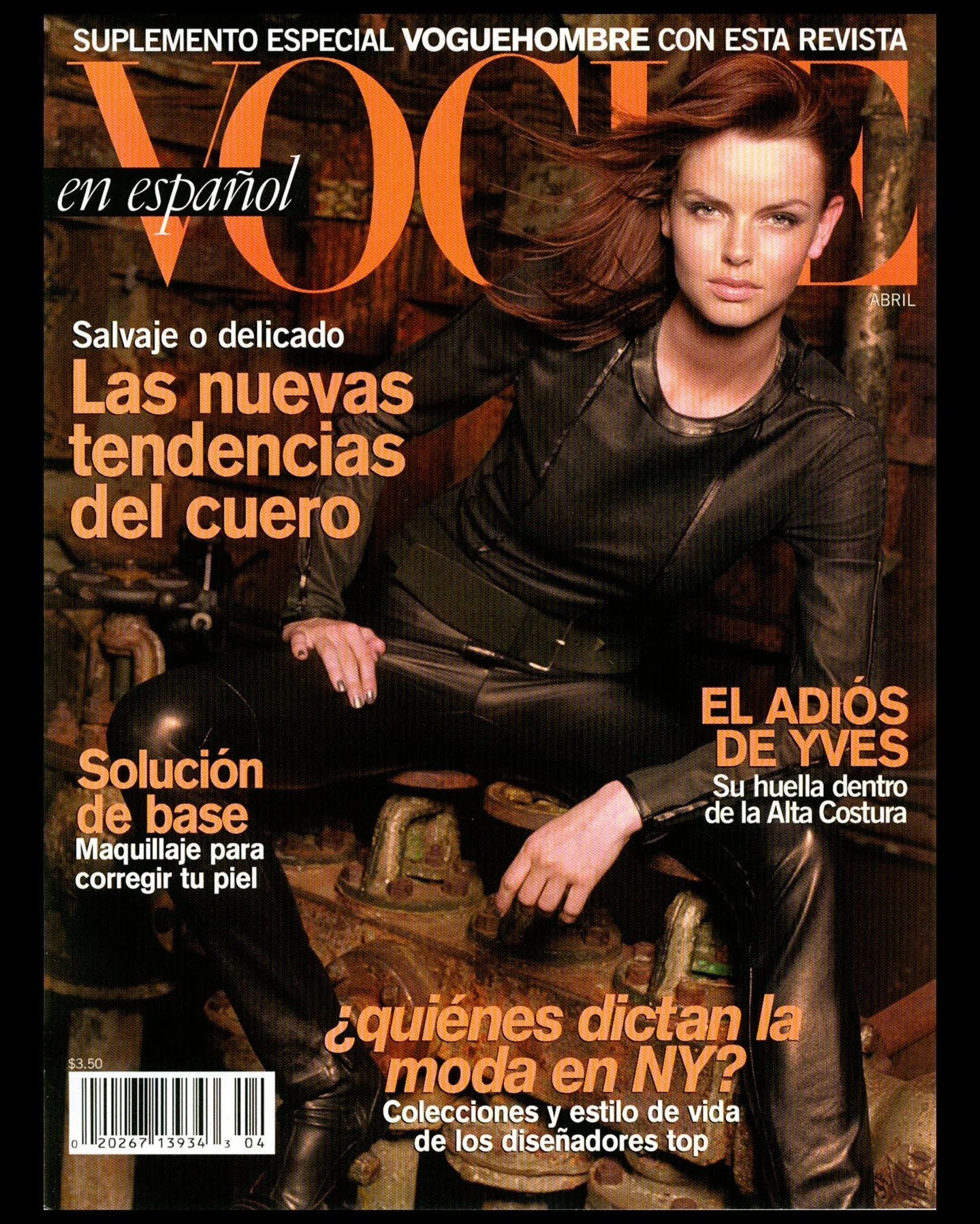 Still shot on film in 2002, shot by @jeanbernardvillareal and retouched by me for Vogue en Espa&ntilde;ol magazine #shotonfilm #retouching #fashion #magazinecover #fashionphotography