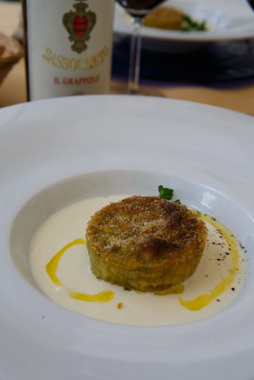 food at Il Lecchio in Montalcino