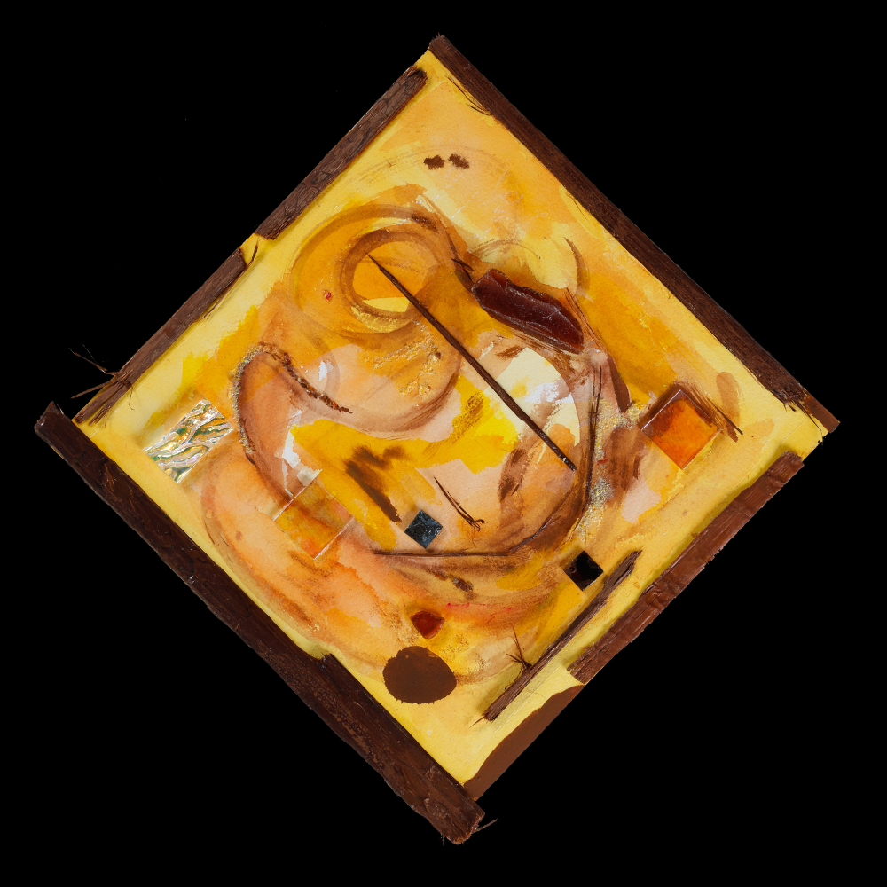 Sunshine with the Earth, Diagnonal view, mixed media,2013