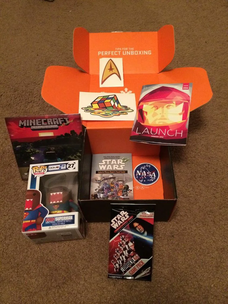 My first crate in January 2014