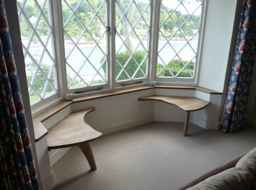 Bay Window seating installation