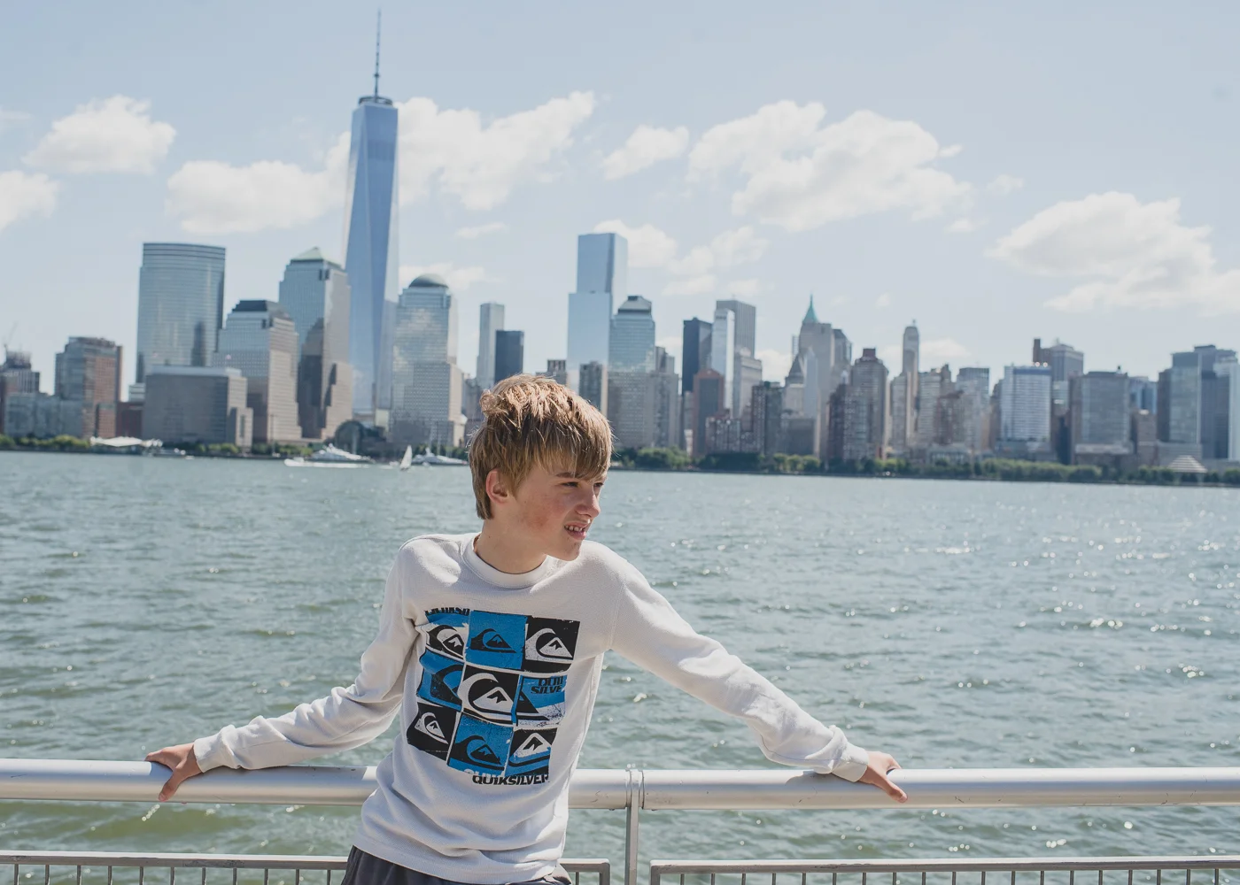 After camp we made a quick visit to NYC. If he goes again next summer I would take him to NYC BEFORE camp, not after. He was ready to go home by the time I picked him up, not take another trip. He flew into Newark, NJ by himself and then I went and picked him up so I could see the "festival" at the end of camp.