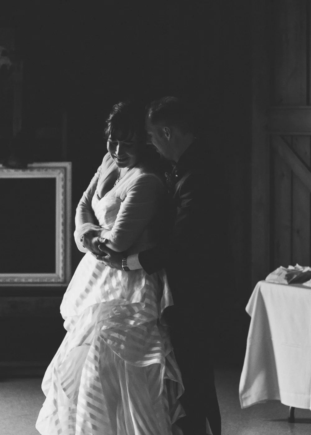 The bride and groom had some moves!