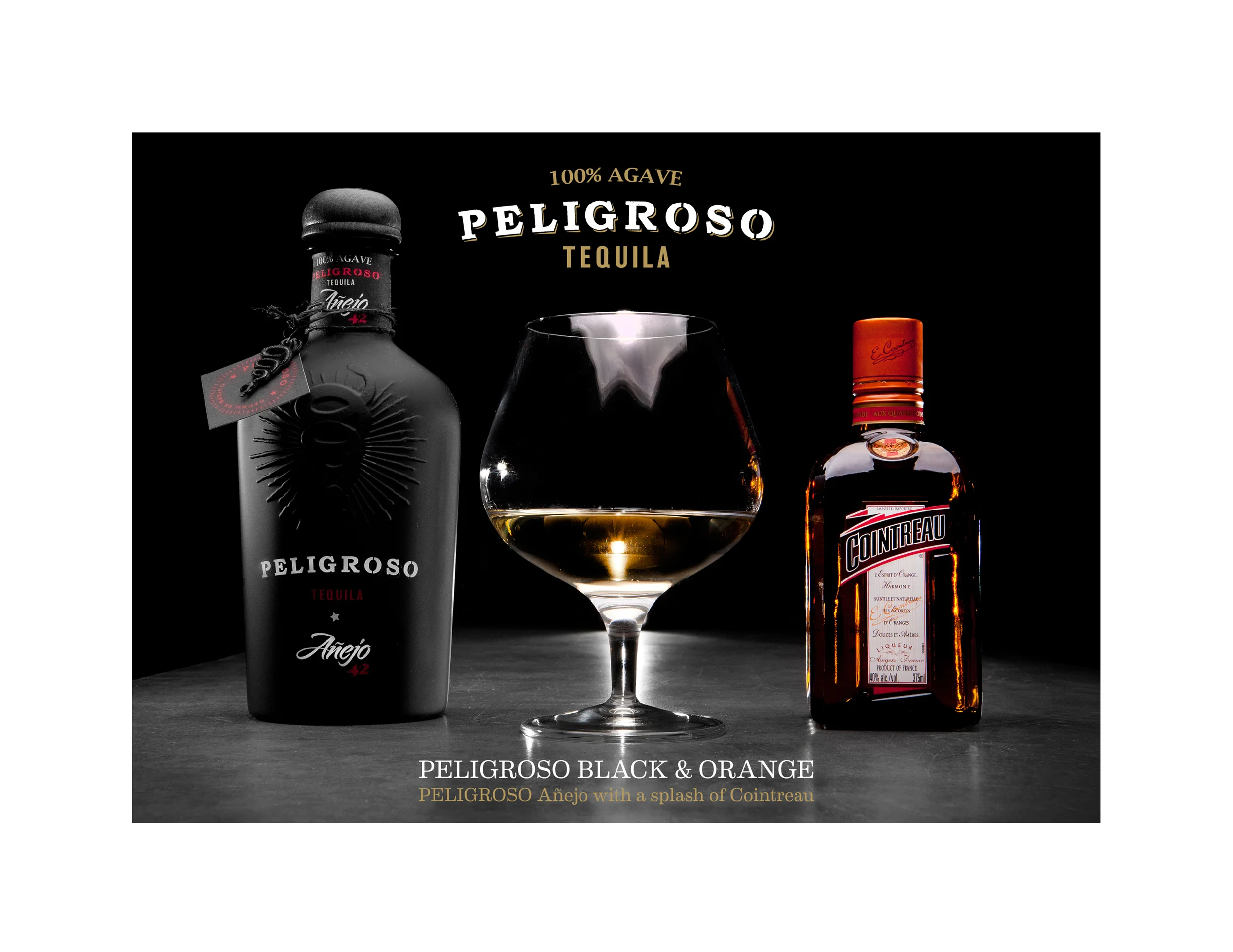 PELIGROSO Black and Orange Drink Card.jpg