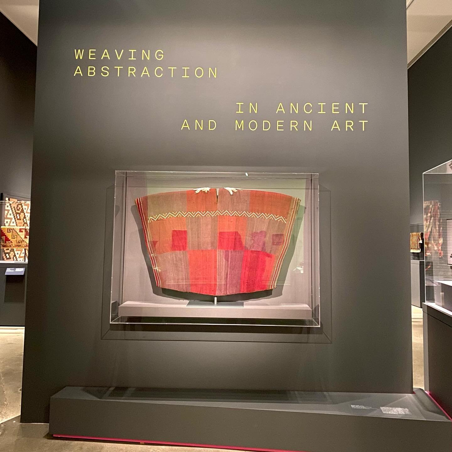 Weaving Abstraction at the Met, excellent, intricate, fascinating visual language of pattern, variation, color and expression. #weavingabstraction