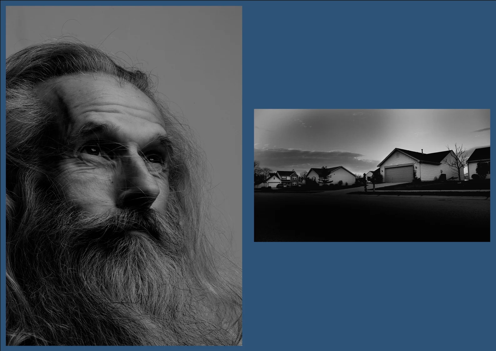 "Tales of humans in a landscape #23" Dyptic 100x150cm edition of 7