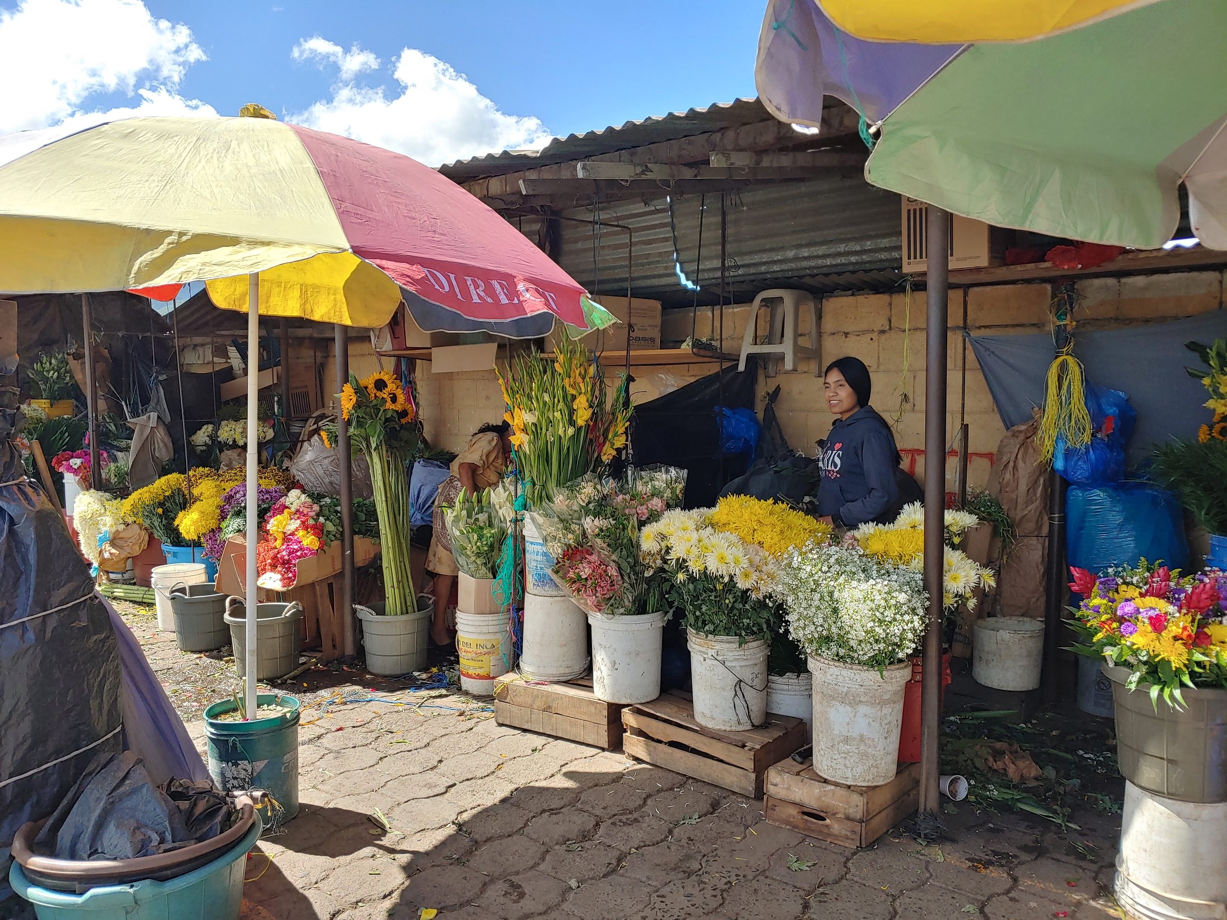 Flowers for sale in the Central Market