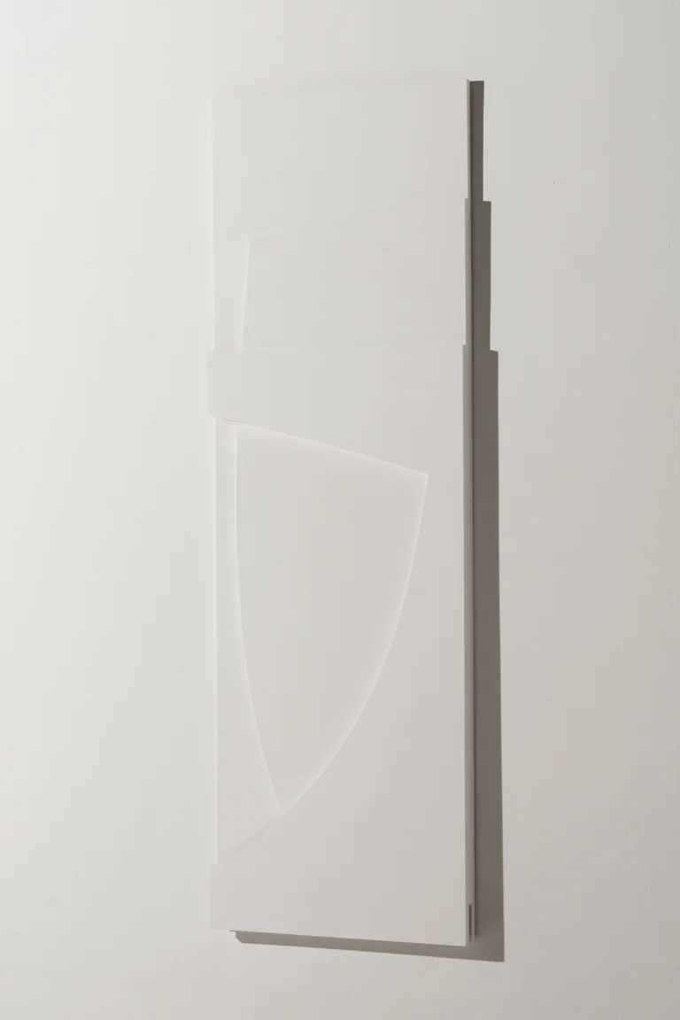 Tablon No. 7, 2006. Gesso on MDF 67 x 22 x 2.25"