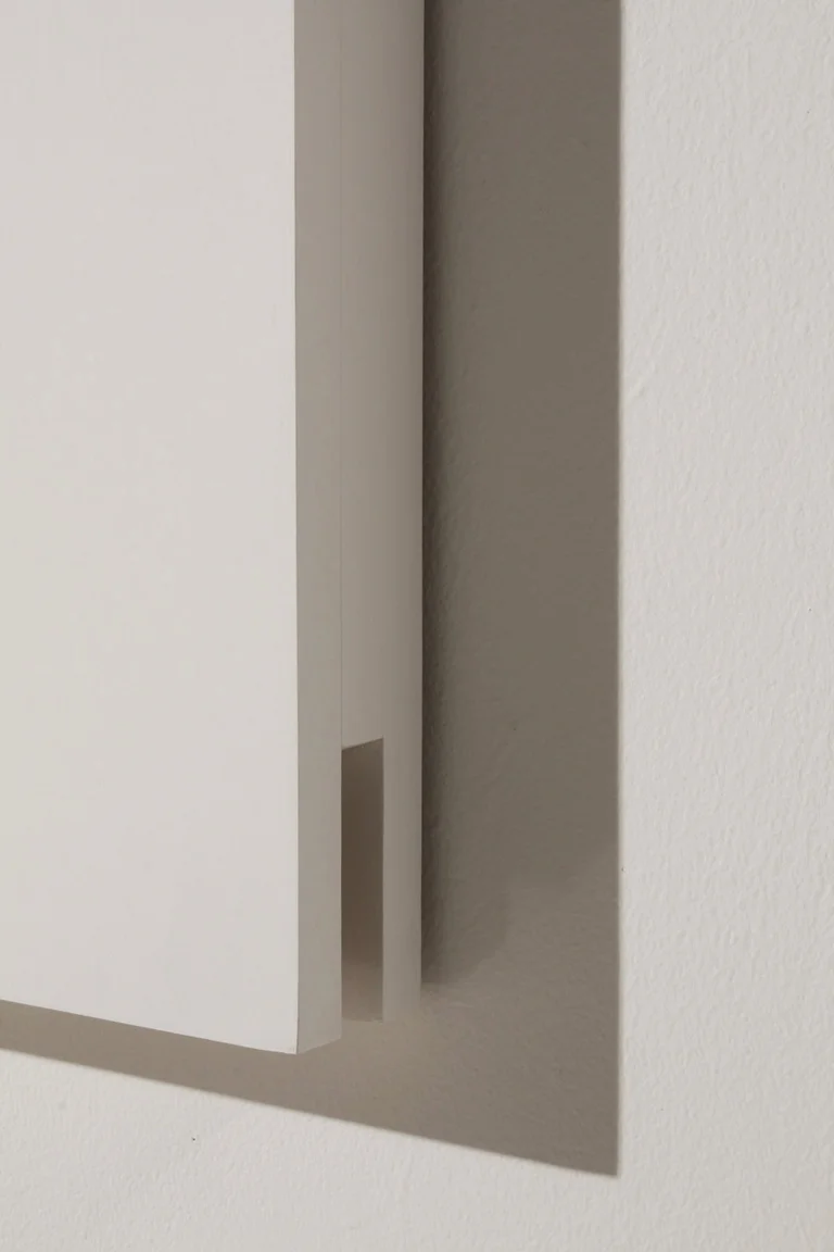 Tablon No. 7, 2006. Gesso on MDF 67 x 22 x 2.25" (detail)