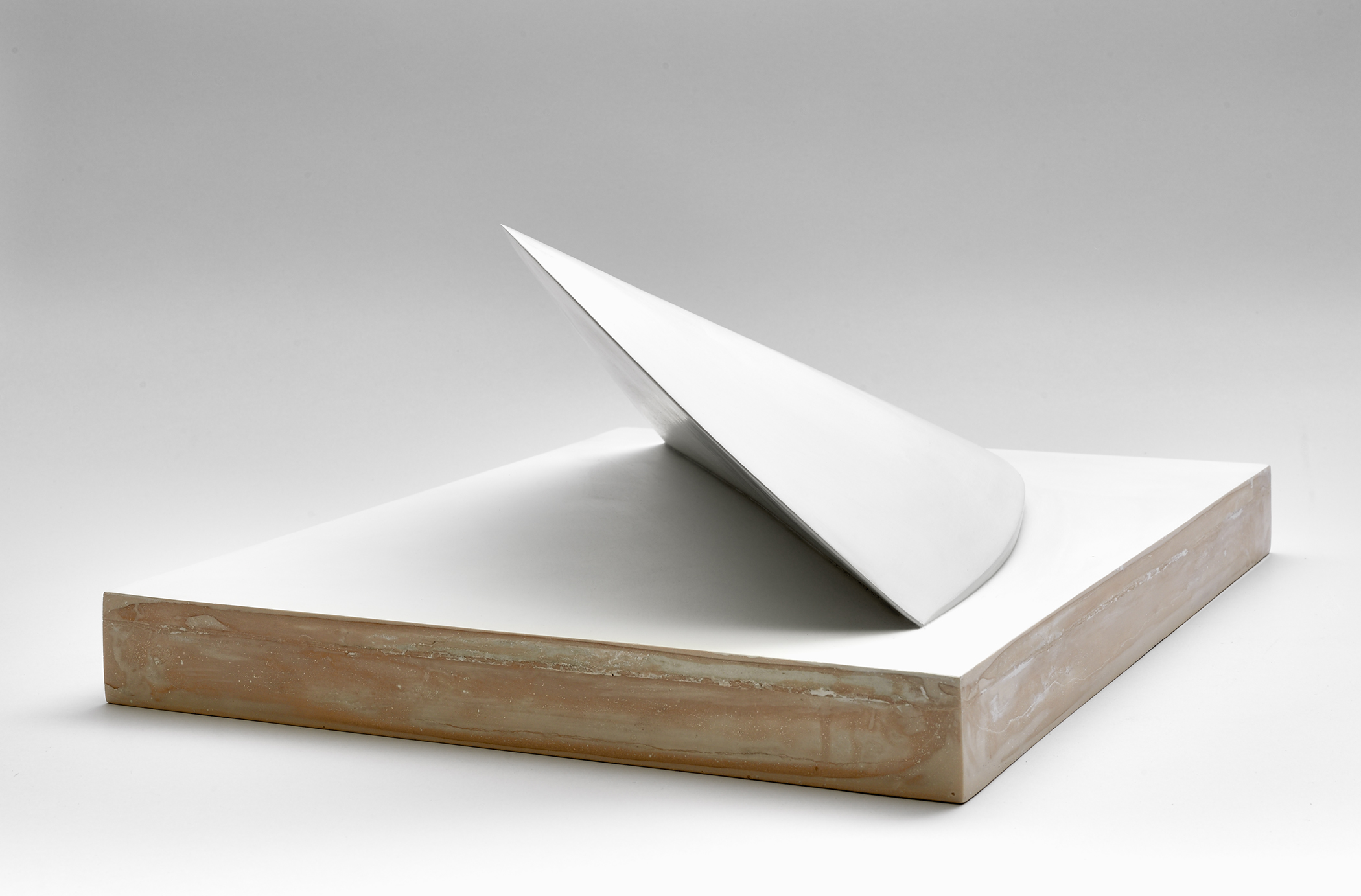Untitled, 2003/15. Acrylic Gesso on Aquaresin, 6.25 x 15.75 x 12.25 in.