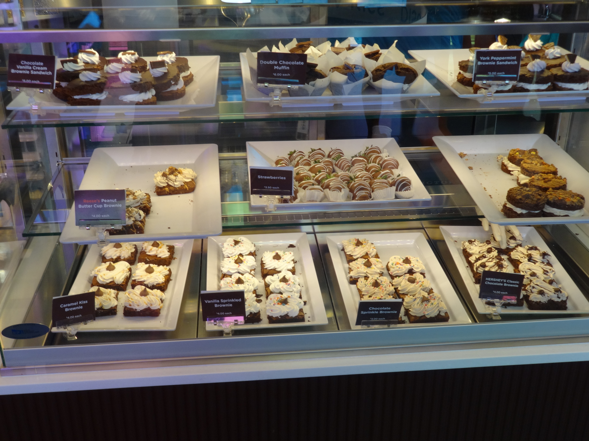 Some of the sweet treats available at Hershey's Chocolate World.