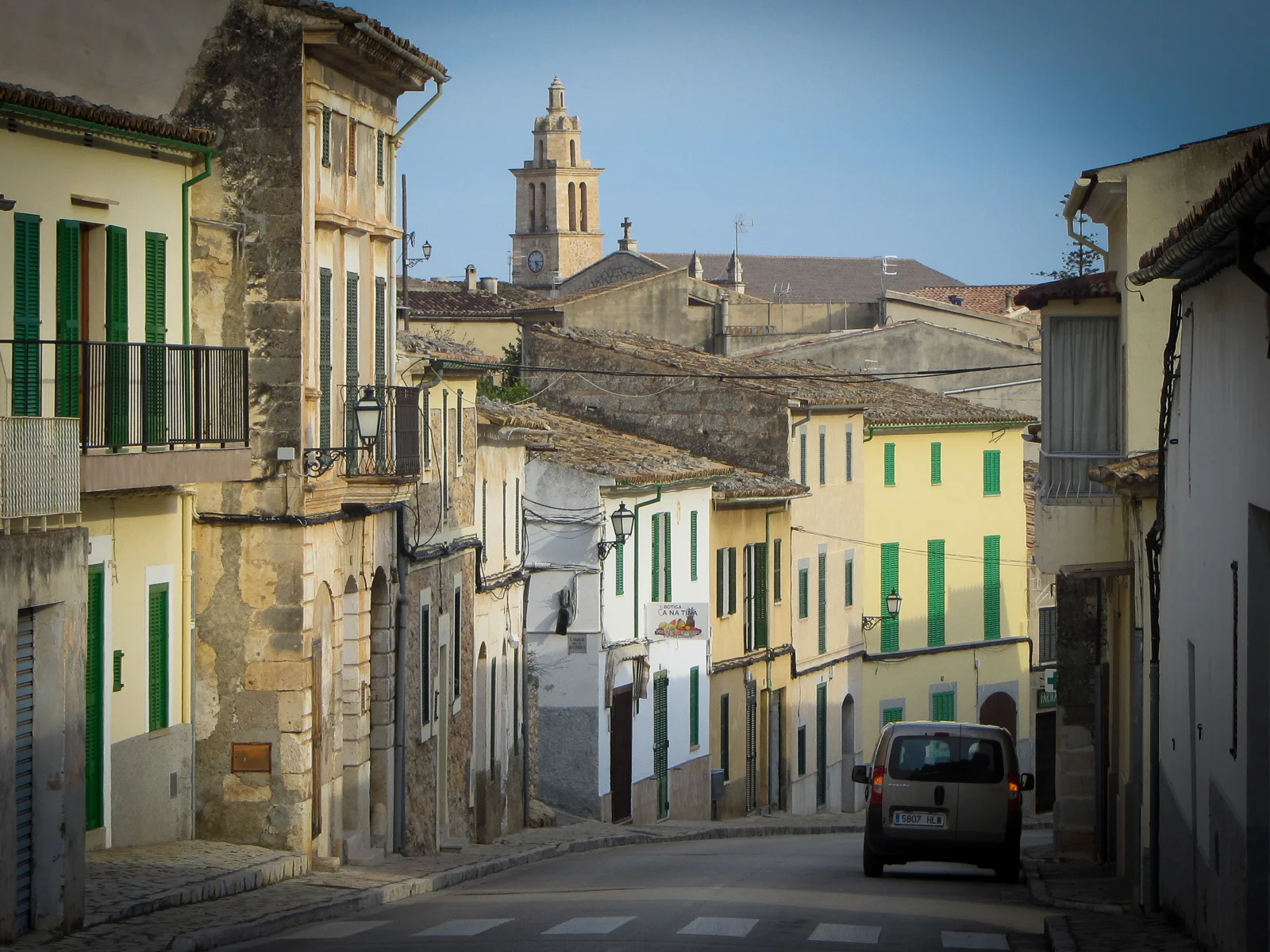 Caimari, a little village at the bottom of the Serra de Tramuntana, the mountain range in the western part of the island.
