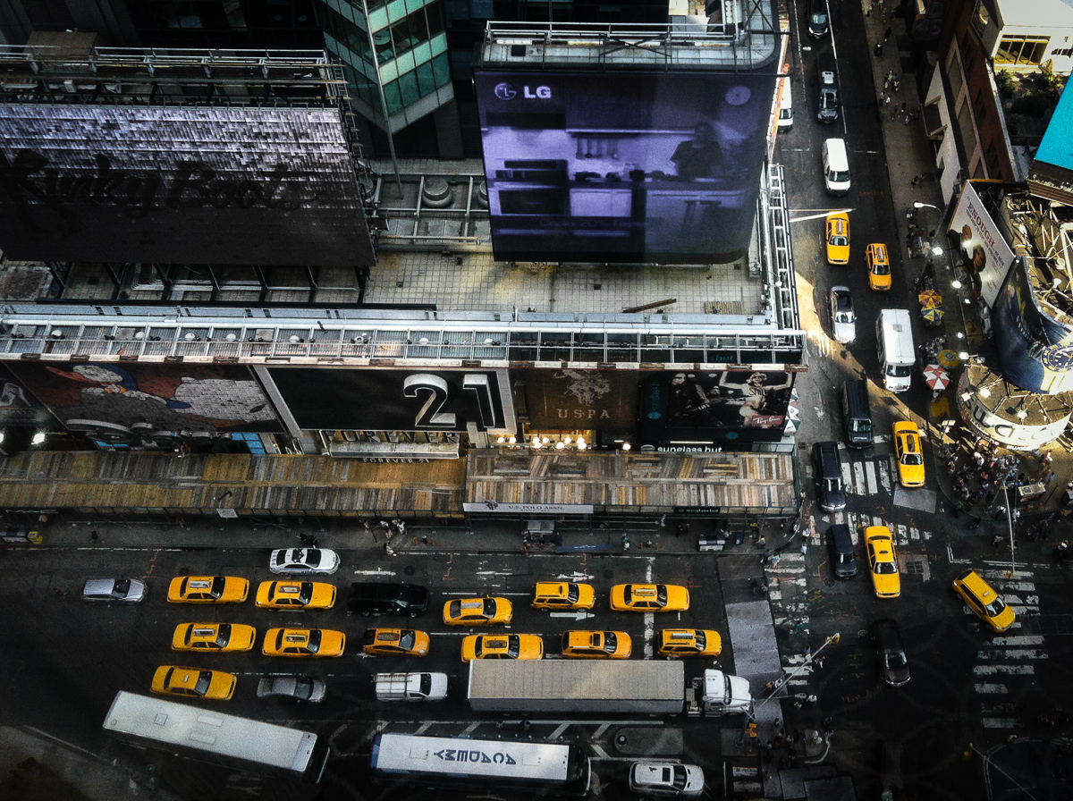 Times Square. I didn't venture far out. 