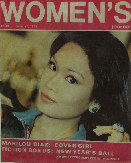   Marilou Diaz-Abaya gracing the cover of Women's magazine in 1975 