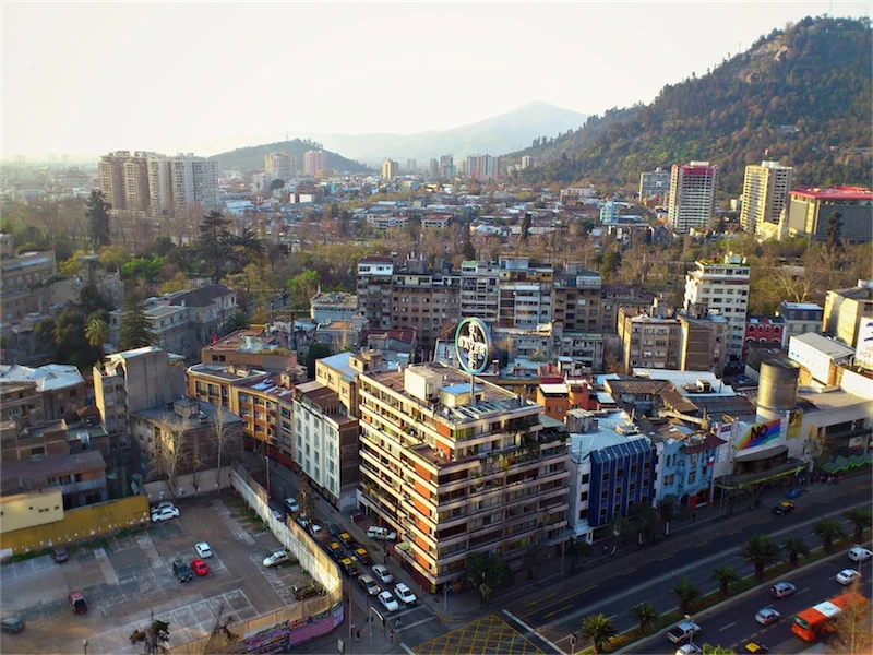 The Chilean capital city of Santiago is in the country's central valley, with a view of the Andes in the east and, in the immediate surroundings, scenic hills like Cerro San Cristóbal. (Photo by Migs Bassig)