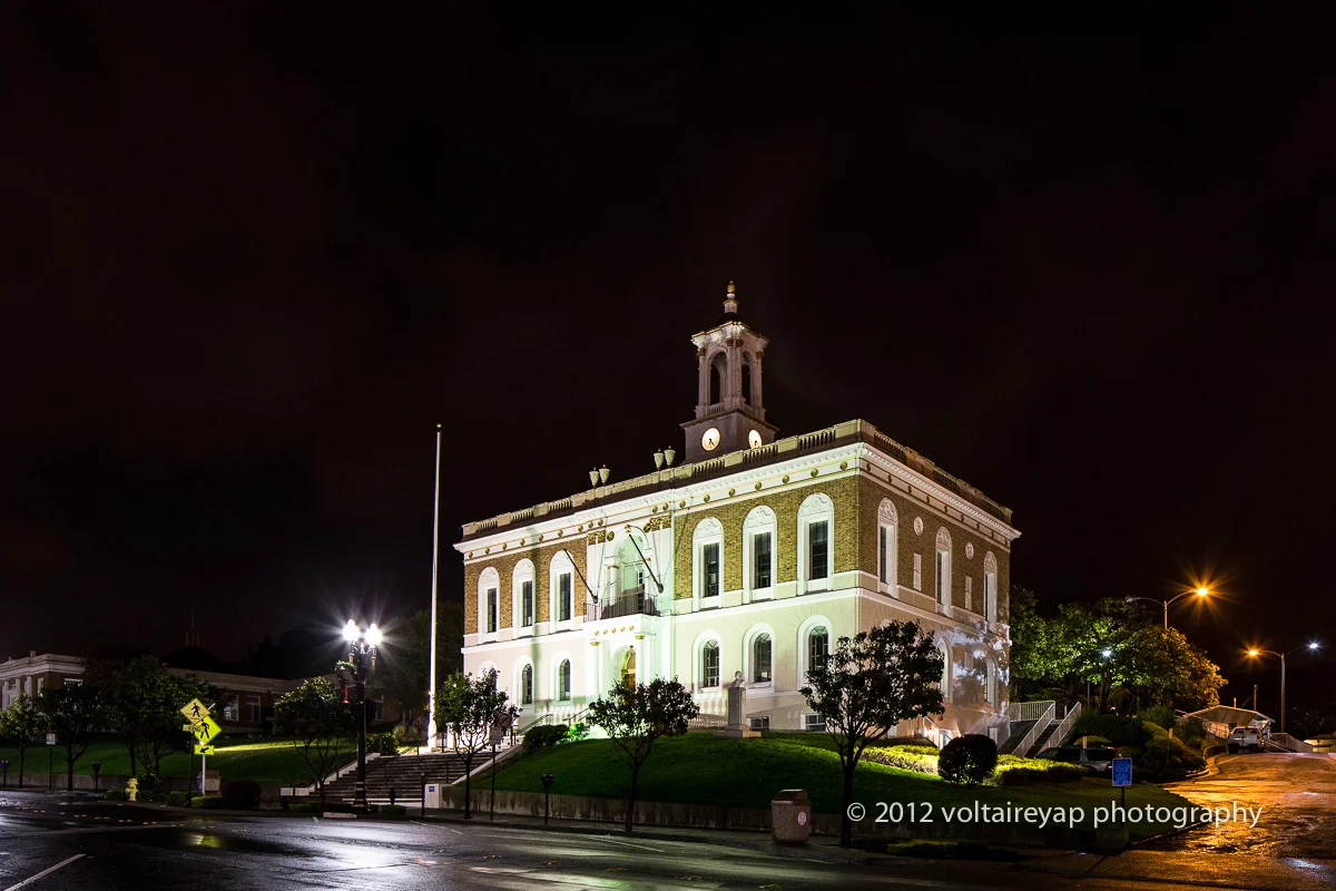 The South San Francisco City Hall is modeled after Philadelphia's Independence Hall. (Photo by Voltaire Yap)