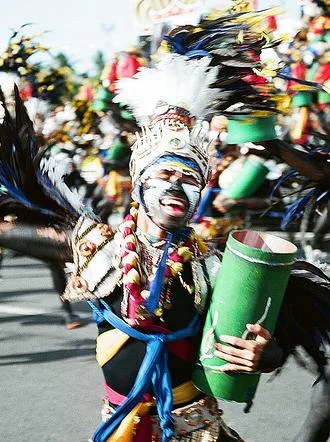 The Dinagyang Festival in Iloilo, fourth Sunday of January (Photo by Encino Dee)