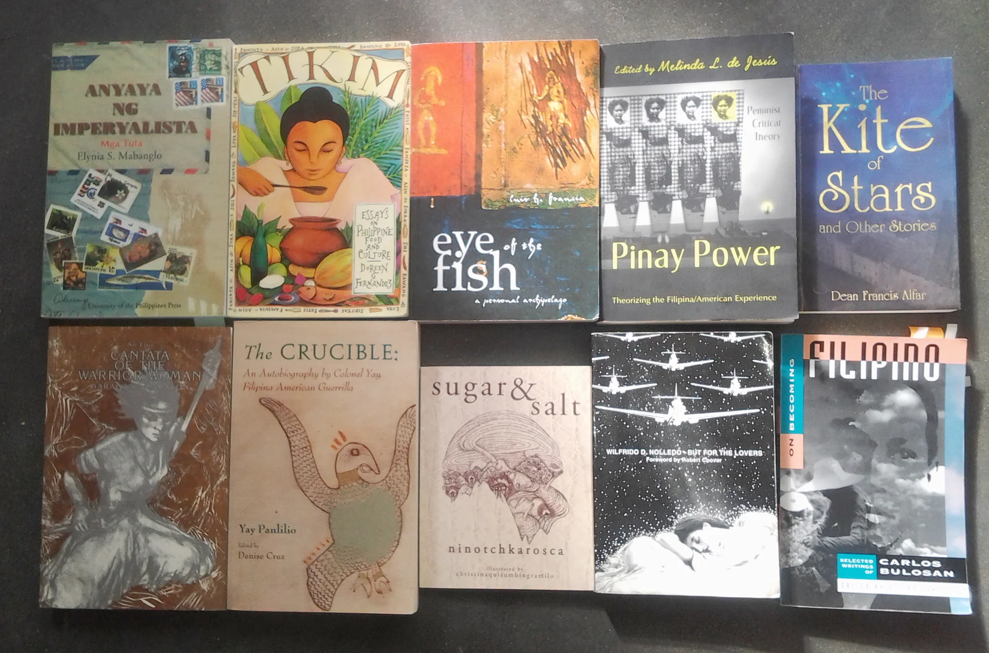 Filipino-authored books you must read (Photo by Barbara Jane Reyes)
